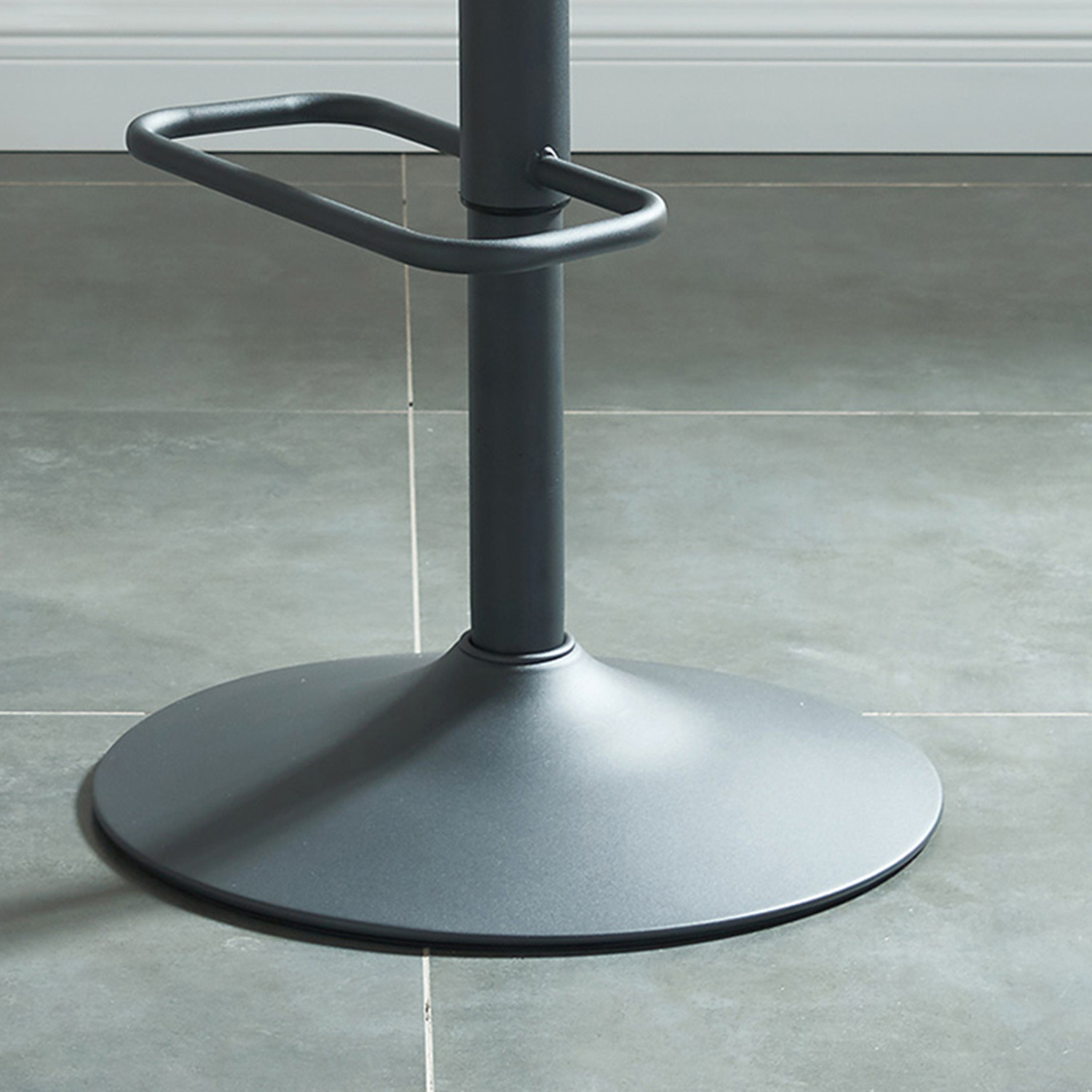 Worldwide Fusion Adjustable Air-Lift Stool Set of 2 - Black/Gray