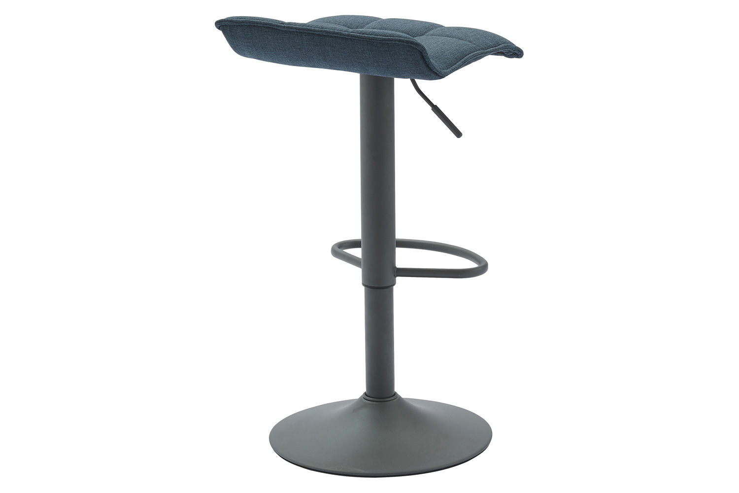 Worldwide Pluto Adjustable Air-Lift Stool Set of 2 - Blue-Gray/Gray