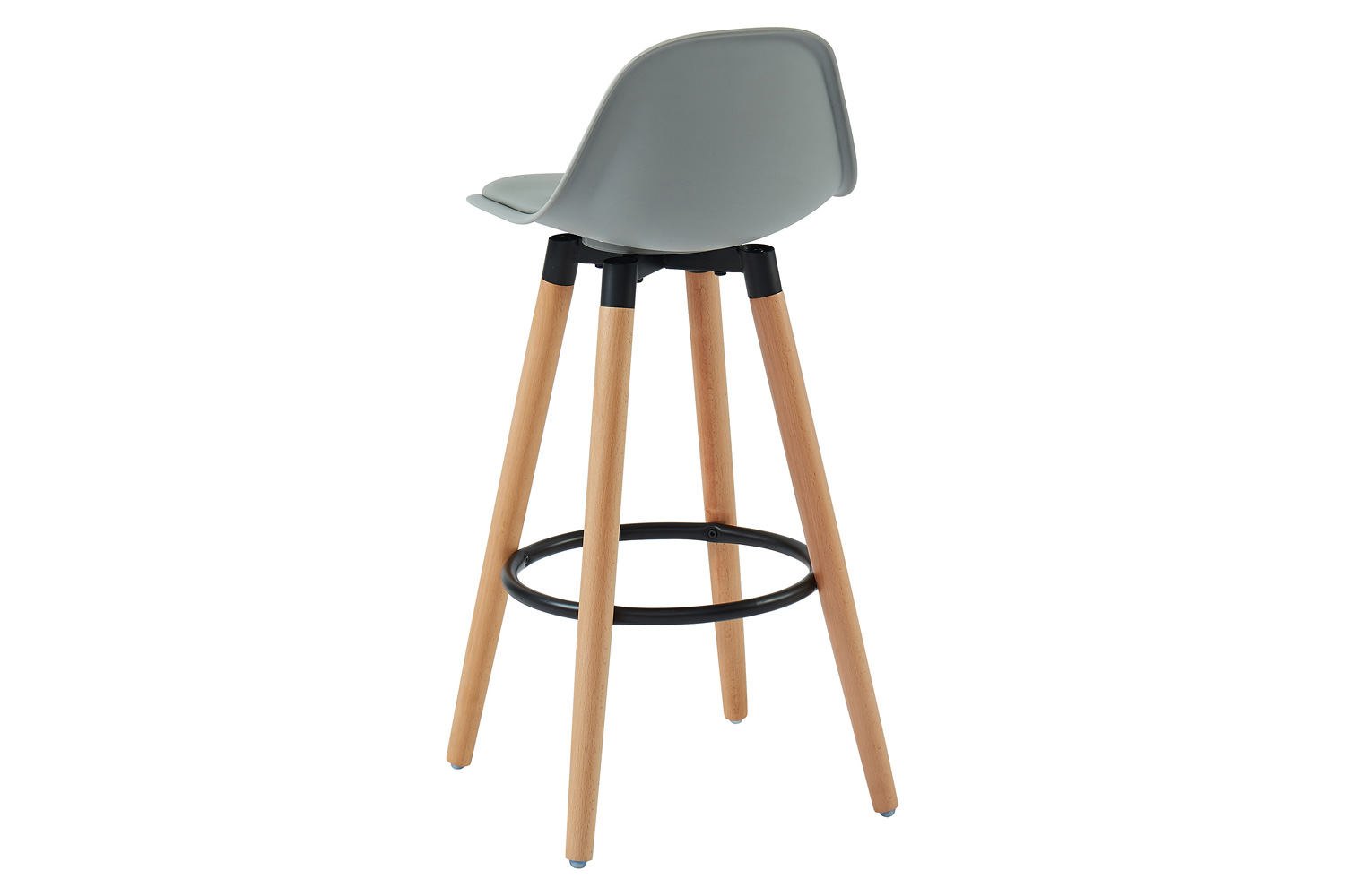 Worldwide Diablo 26" Counter Stool Set of 2 - Gray/Natural