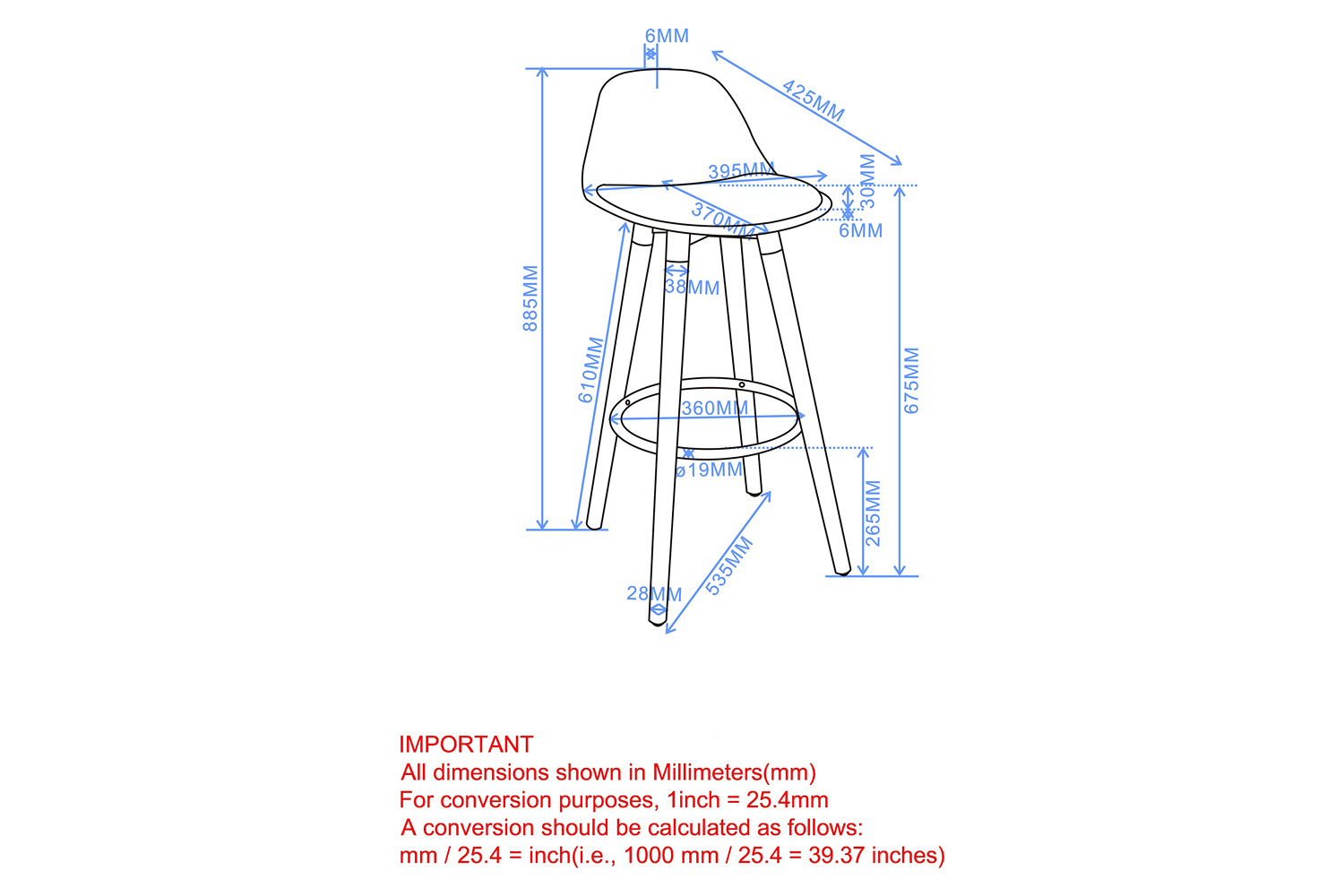 Worldwide Diablo 26" Counter Stool Set of 2 - Gray/Natural