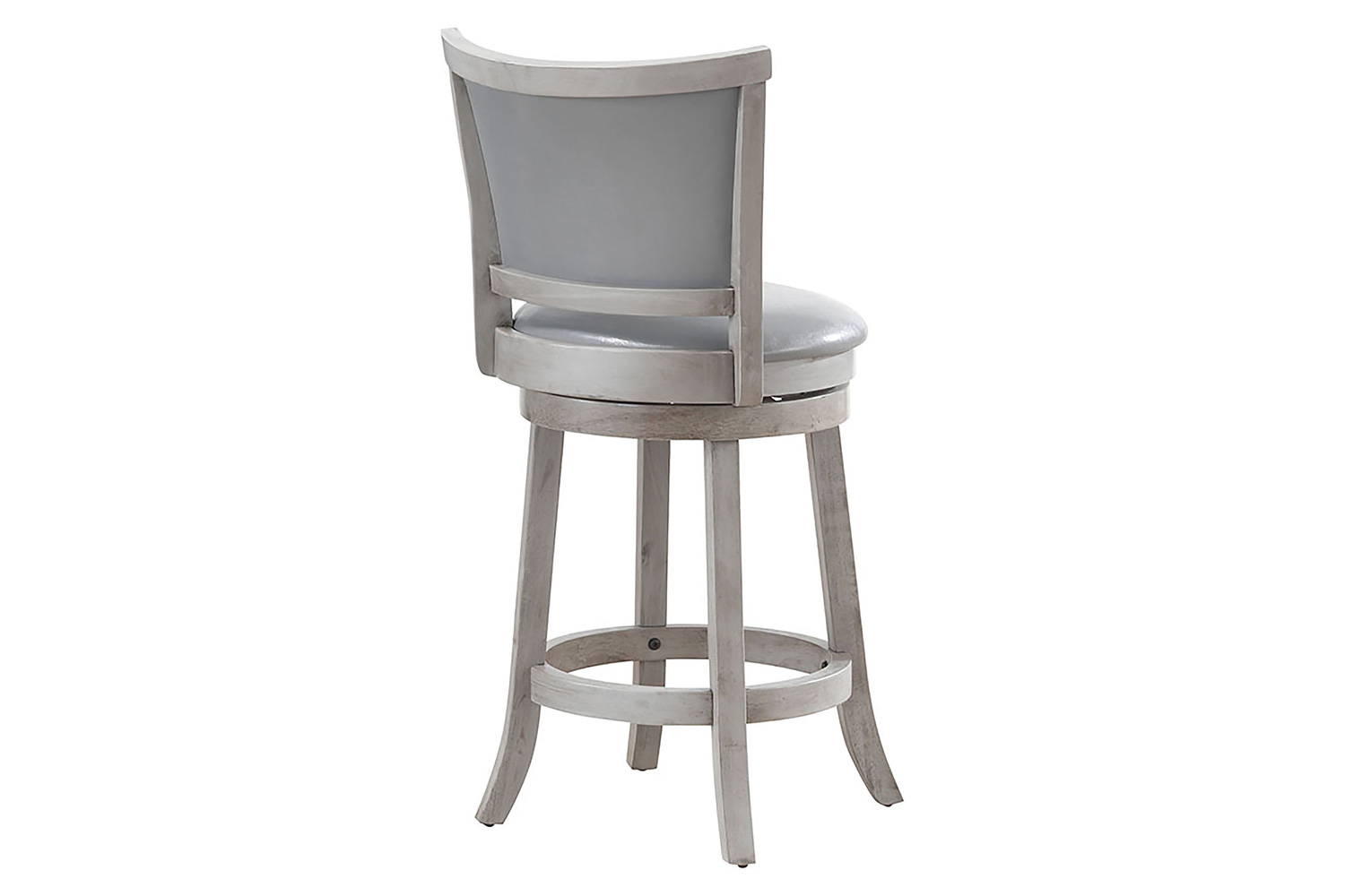 Worldwide - Rowan 26" Counter Stool with Swivel Set of 2 in Gray