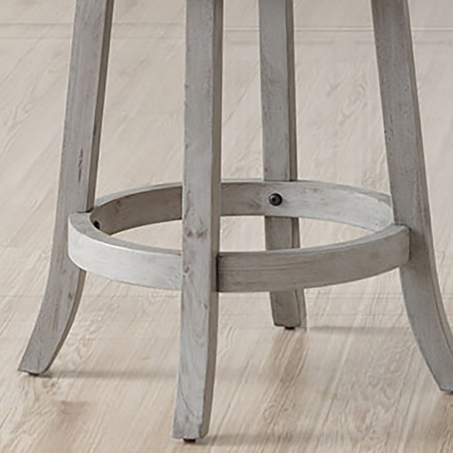 Worldwide - Rowan 26" Counter Stool with Swivel Set of 2 in Gray