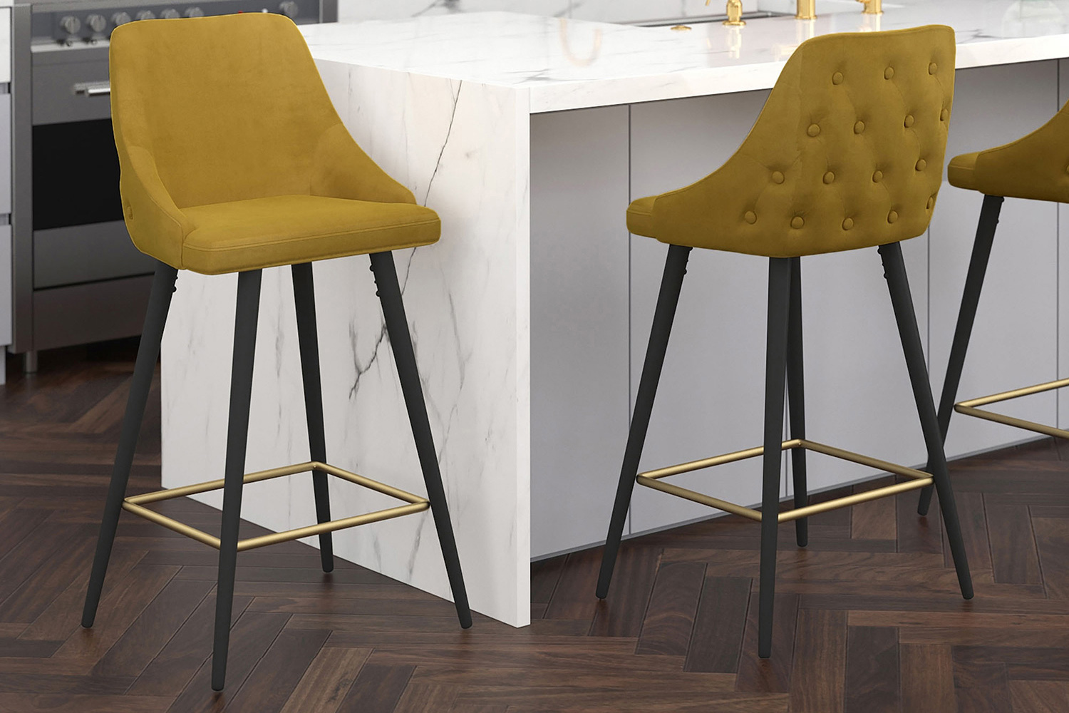 Worldwide - Roxanne II 26" Counter Stool Set of 2