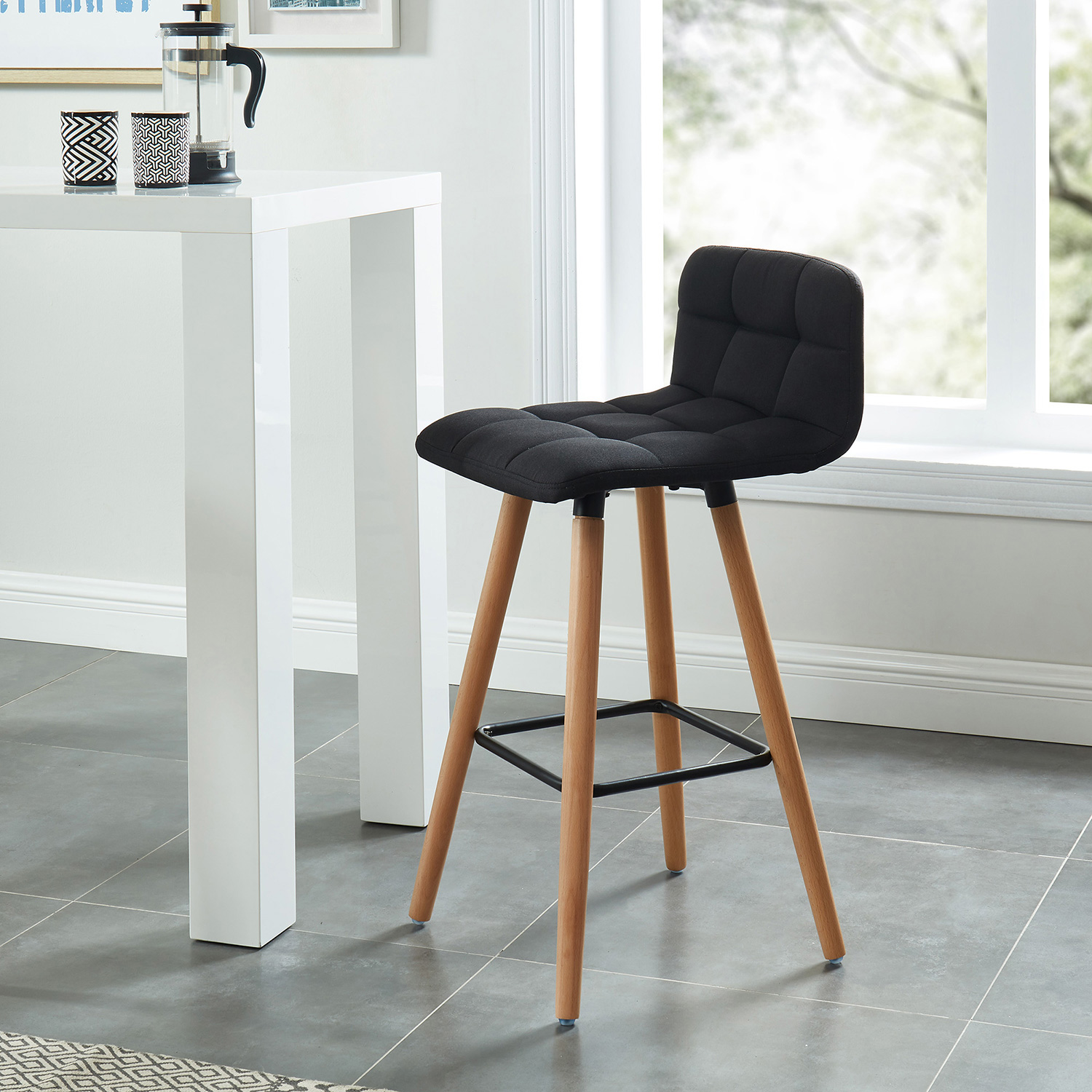 Worldwide - Rico 26" Counter Stool Set of 2