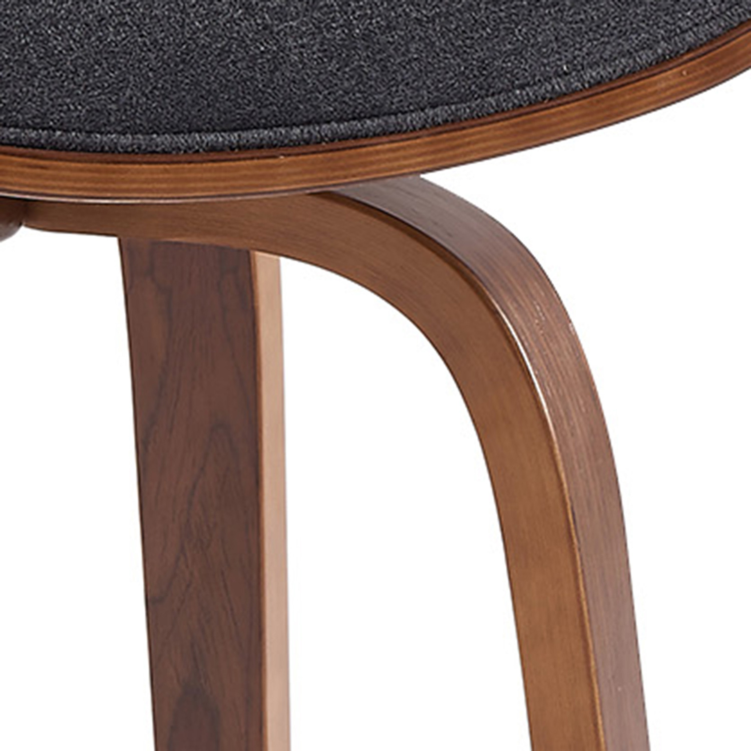 Worldwide Holt 26" Counter Stool - Charcoal/Walnut