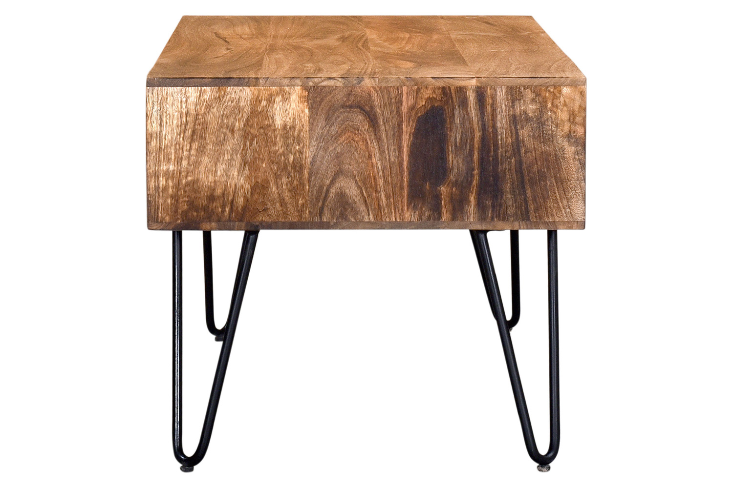 Worldwide - Jaydo Rectangular Coffee Table in Natural Burnt/Black