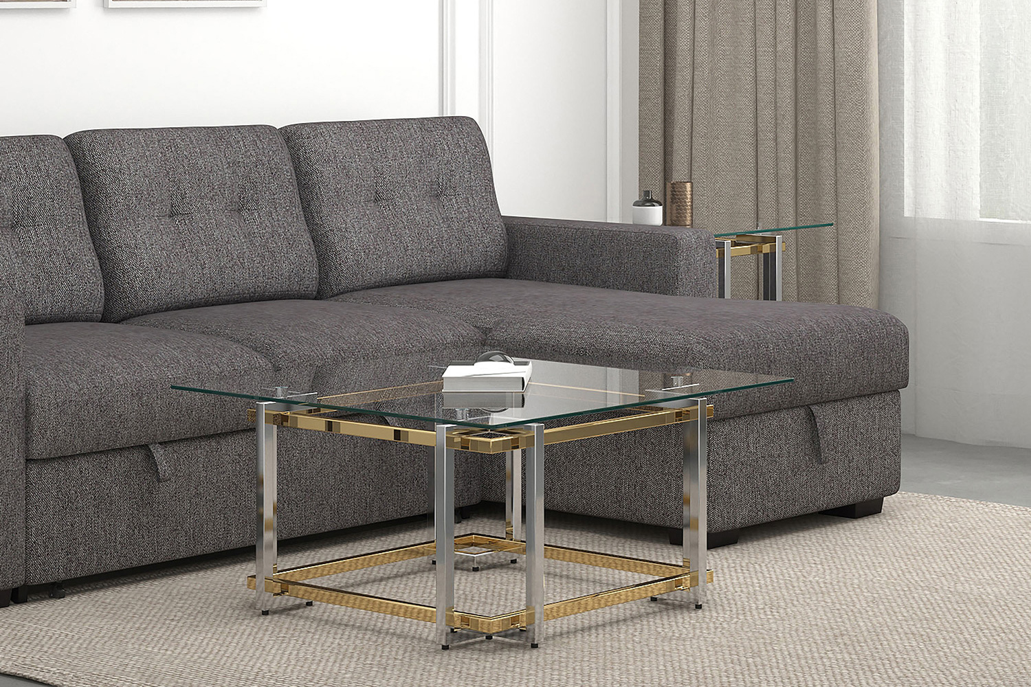 Worldwide - Florina Square Coffee Table