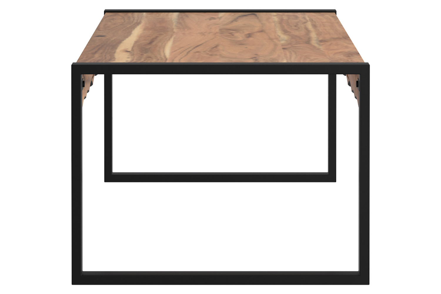 Worldwide - Rohani Rectangular Coffee Table in Natural/Black