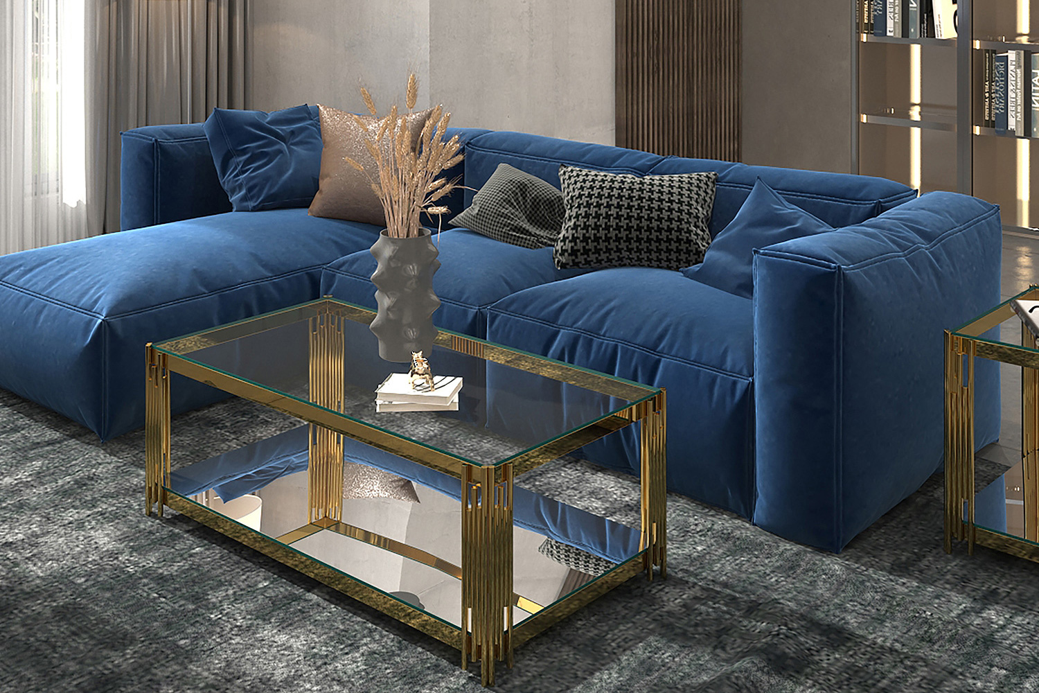 Worldwide - Estrel Rectangular Coffee Table