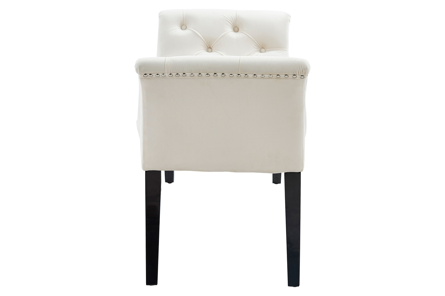 Worldwide™ Velci Bench - Ivory/Black