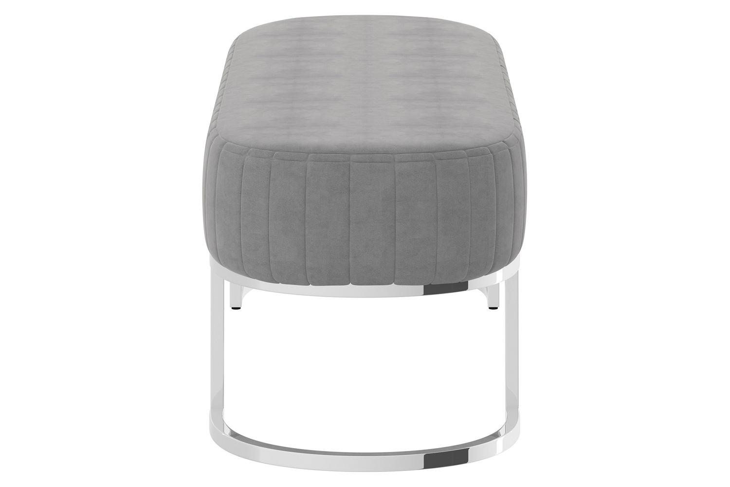 Worldwide Zamora Bench - Gray/Silver