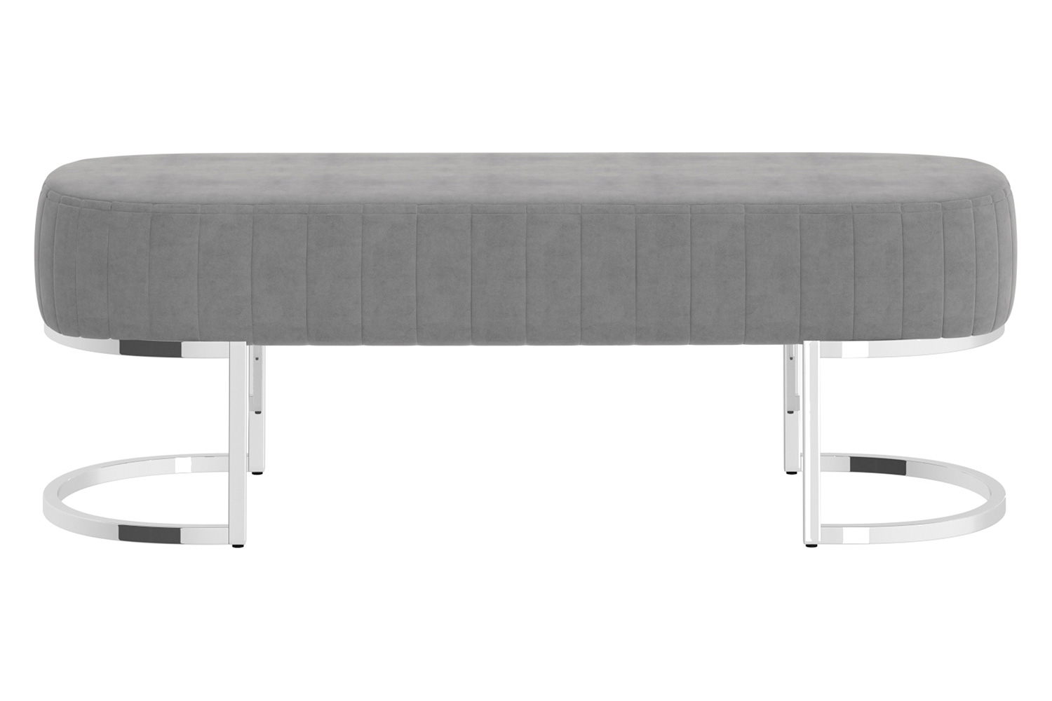 Worldwide Zamora Bench - Gray/Silver