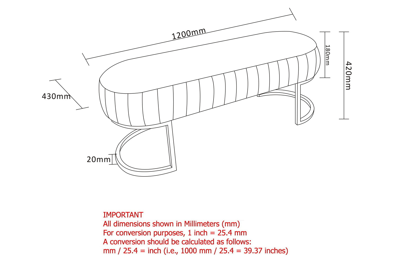 Worldwide Zamora Bench - Gray/Gold