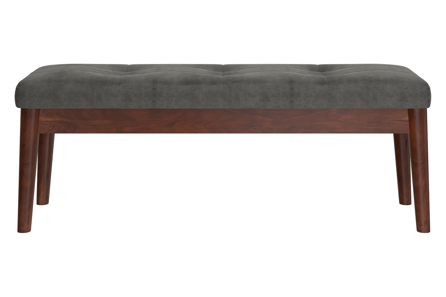 Worldwide Ingrid Bench - Vintage Charcoal/Walnut