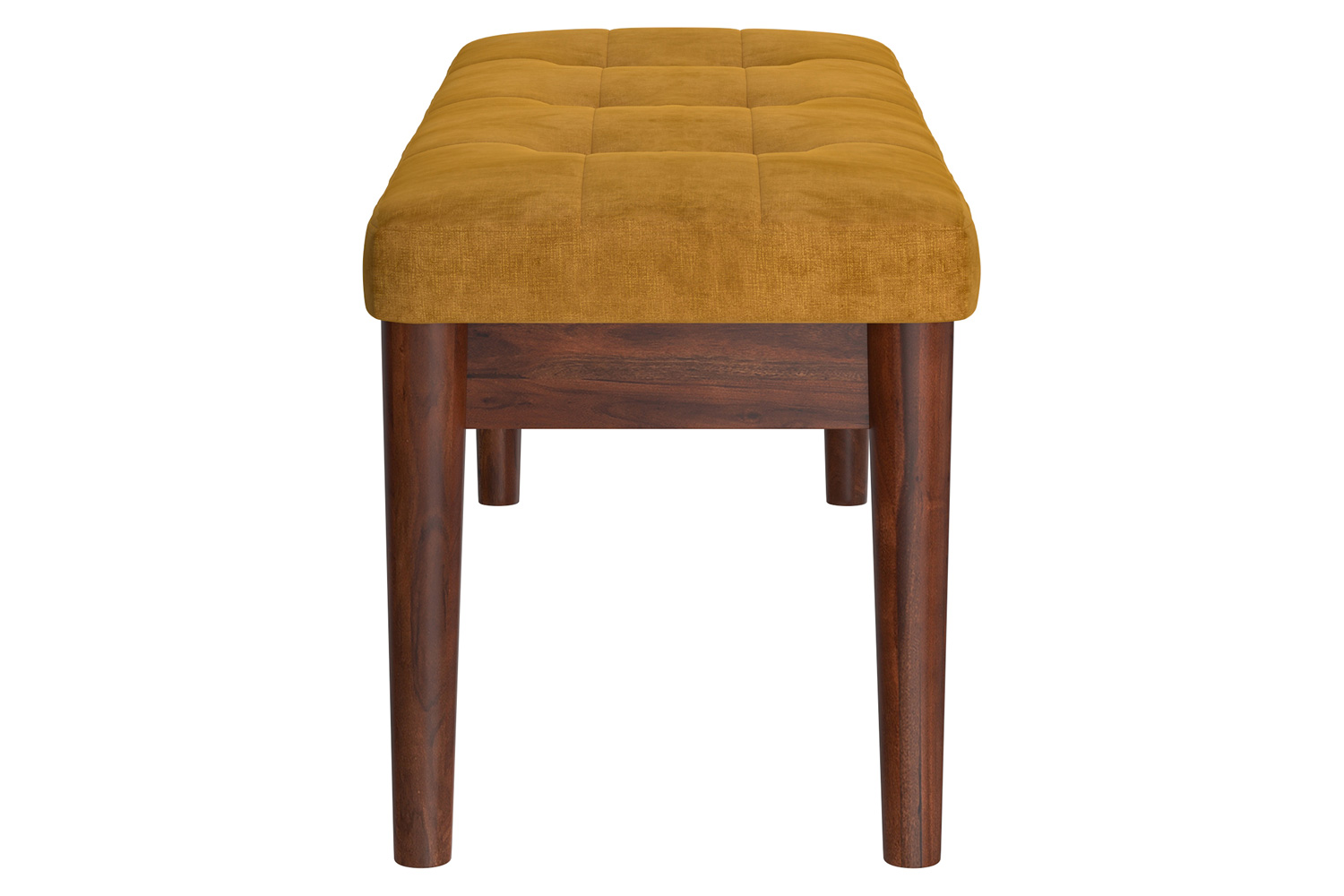 Worldwide Ingrid Bench - Vintage Mustard/Walnut