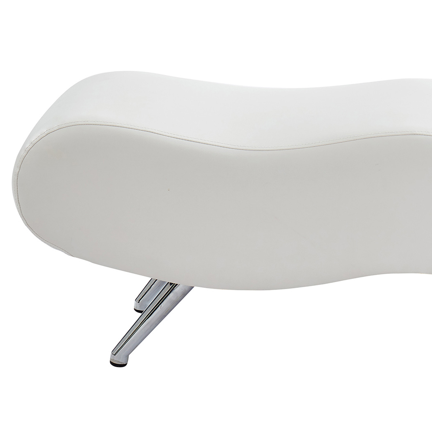 Worldwide - Stealth II Bench in White/Chrome