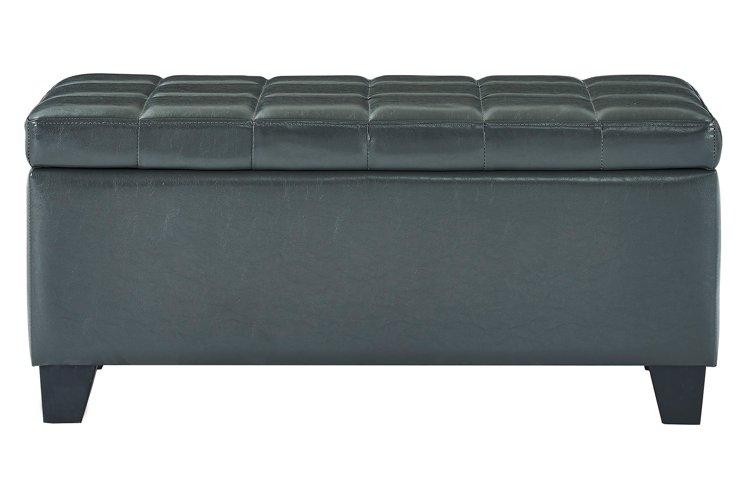 Worldwide™ Winston Rectangular Storage Ottoman - Gray