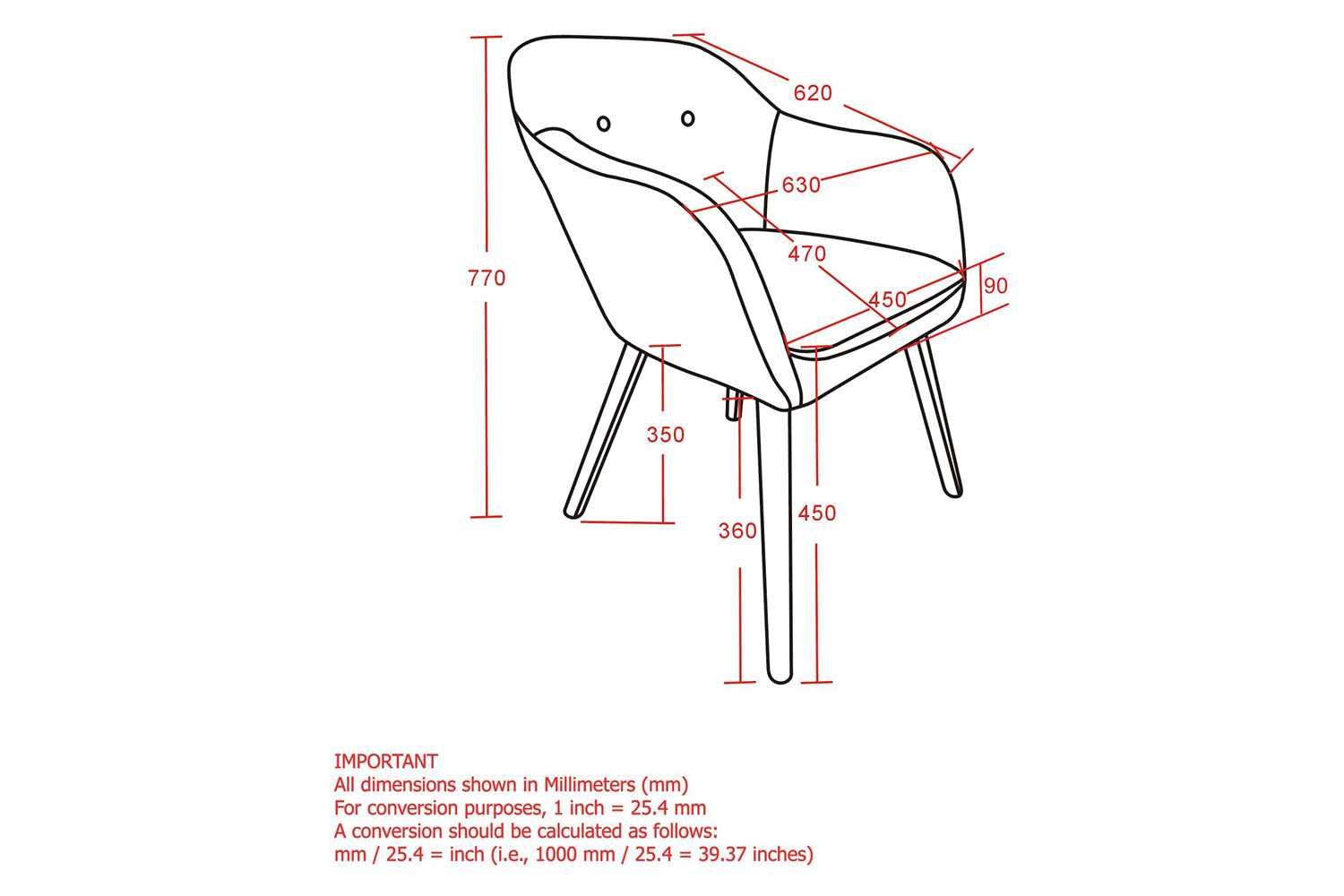 Worldwide Minto Accent/Dining Chair - Beige Blend/Walnut