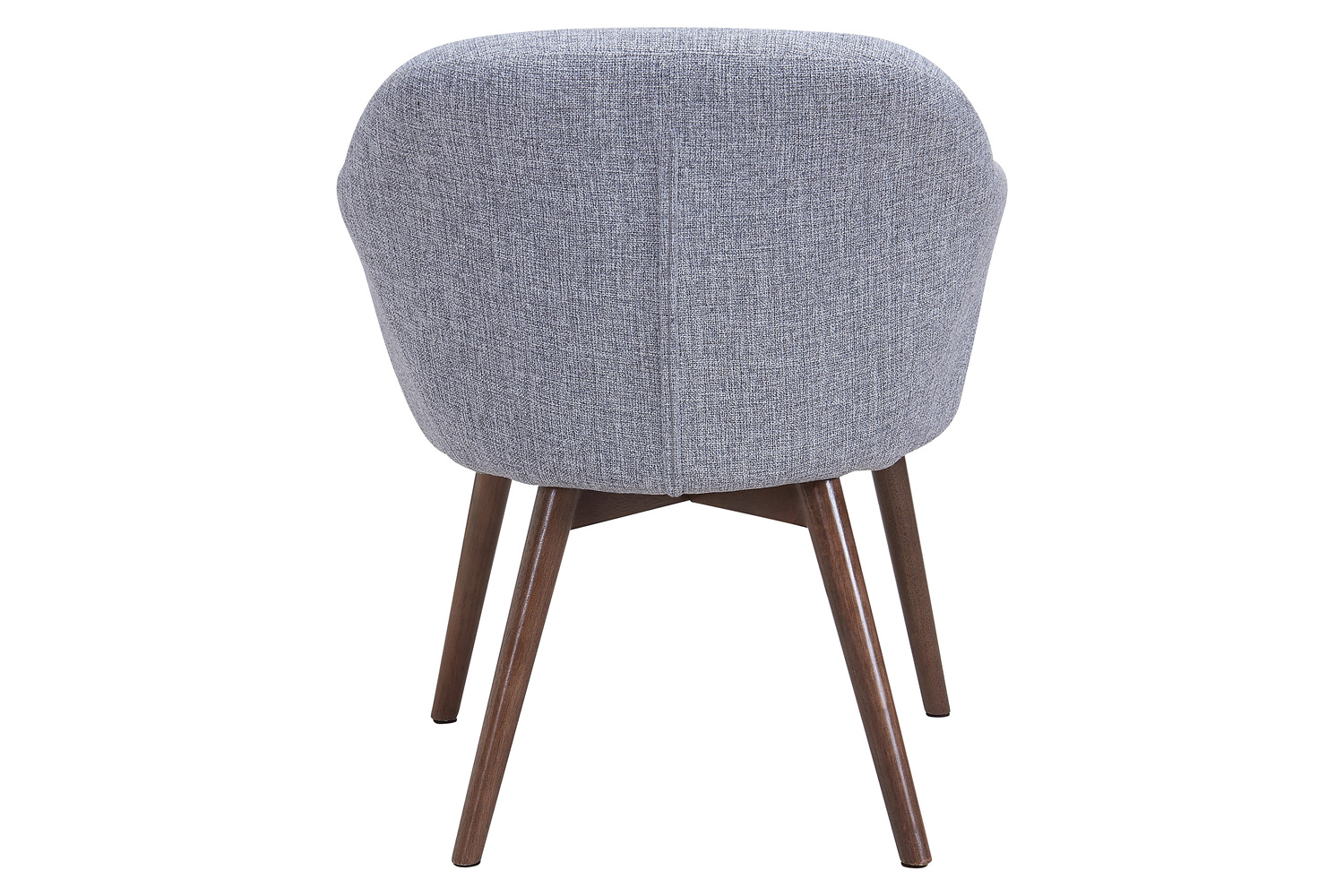 Worldwide Minto Accent/Dining Chair - Gray Blend/Walnut