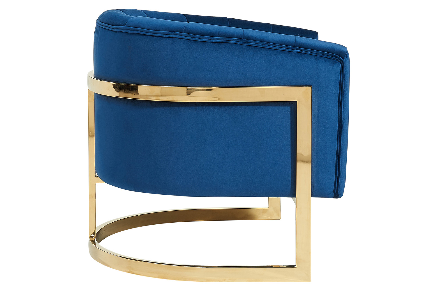 Worldwide Tarra Accent Chair - Blue/Gold