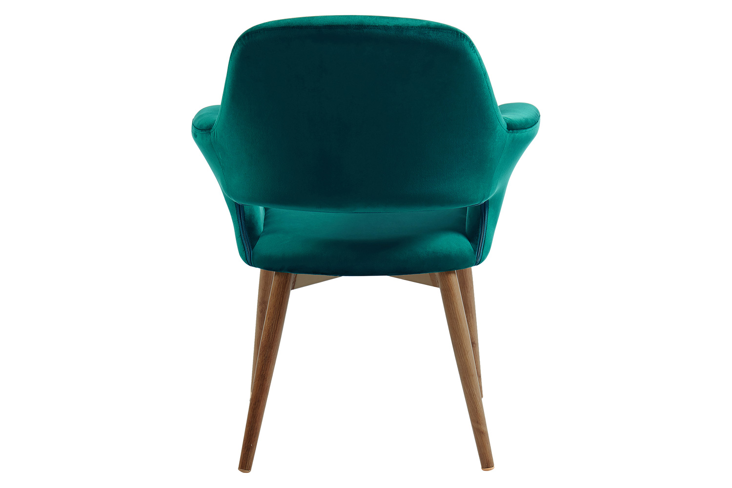 Worldwide Miranda Accent/Dining Chair - Green/Walnut