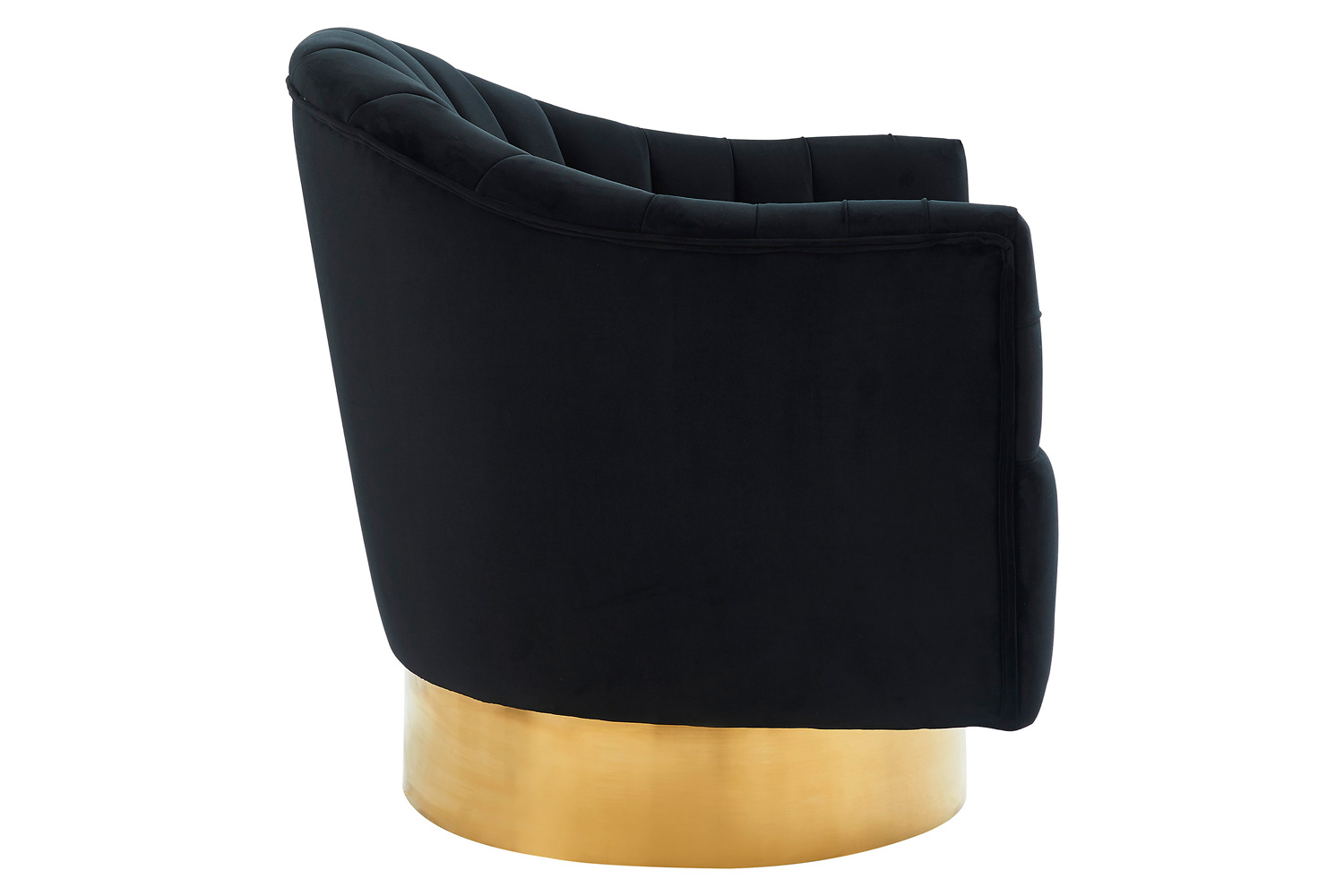 Worldwide Cortina Accent Chair - Black/Gold