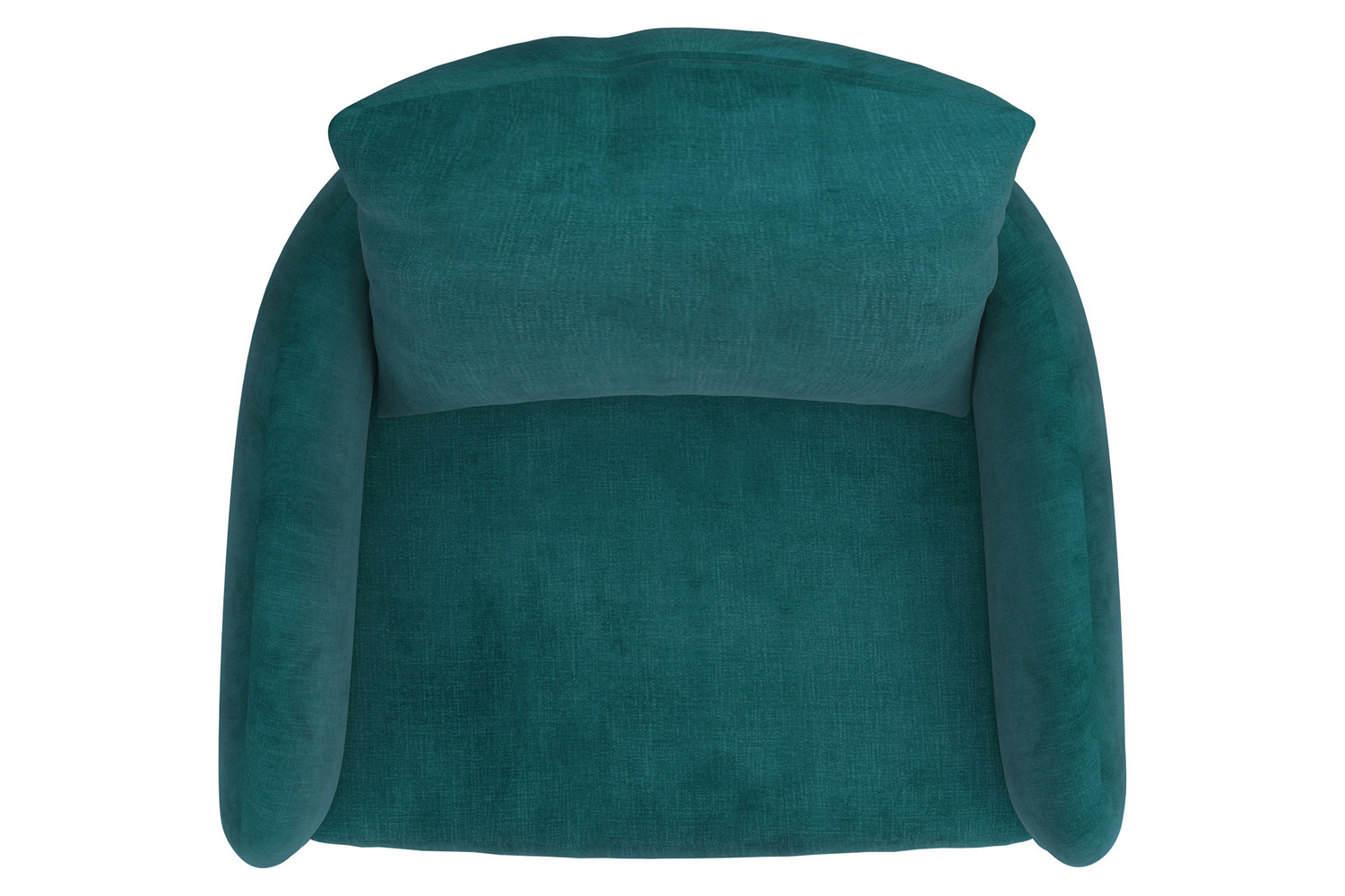 Worldwide Petrie Accent Chair - Aqua/Black