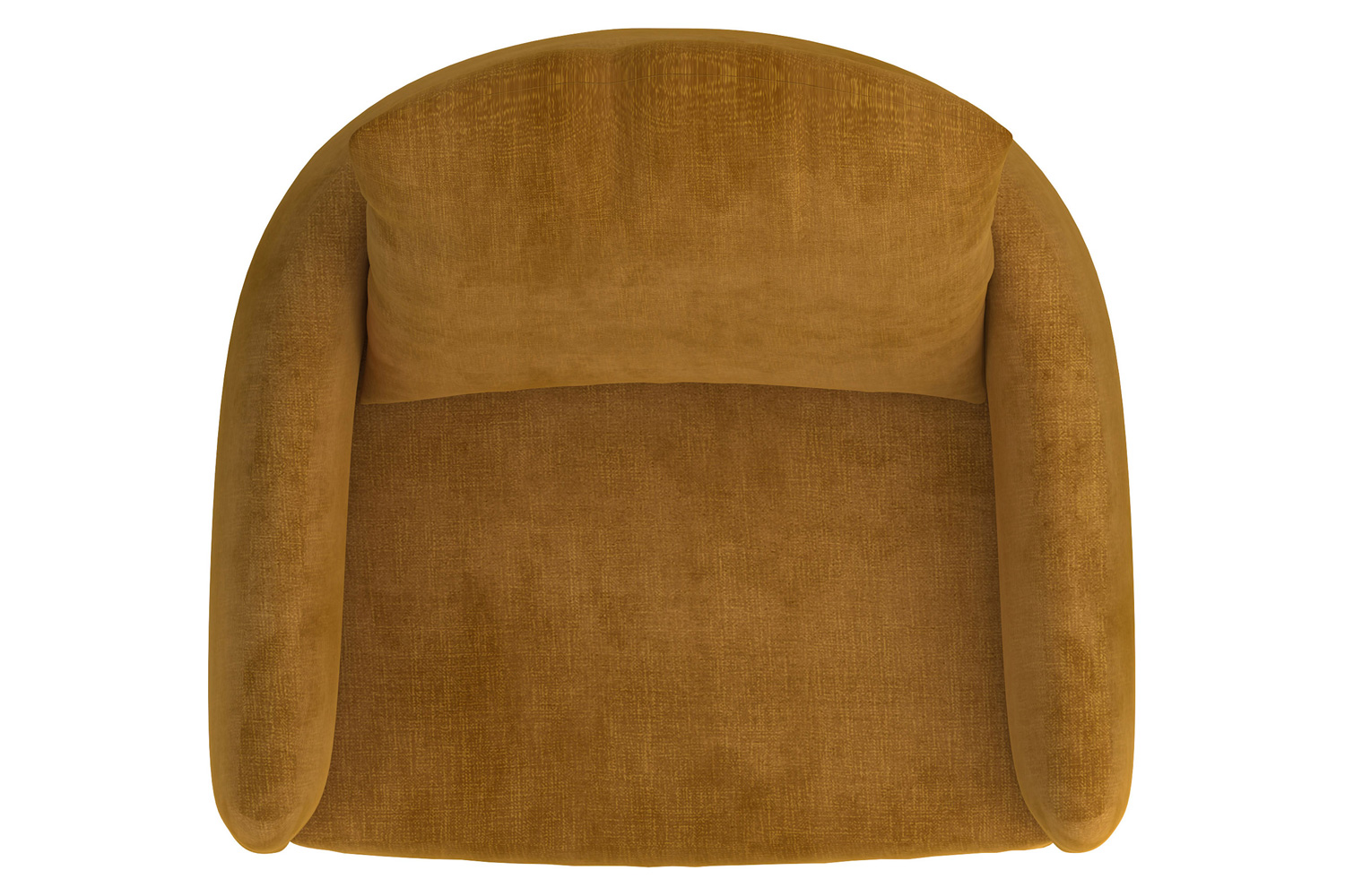 Worldwide Petrie Accent Chair - Mustard/Black