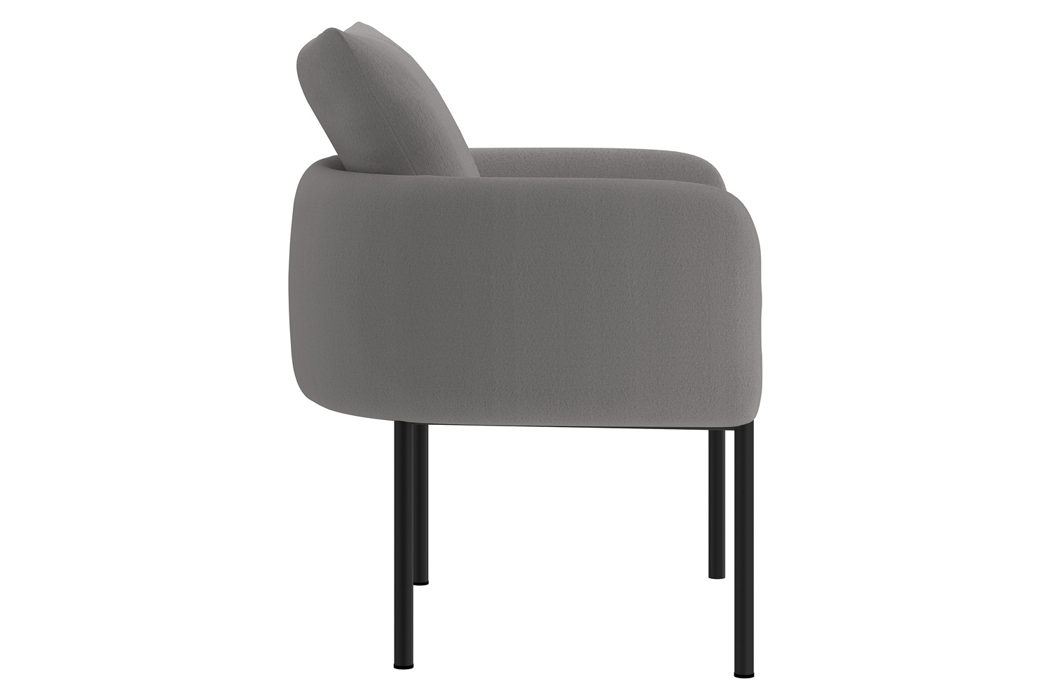 Worldwide™ Zana Accent Chair - Gray/Black