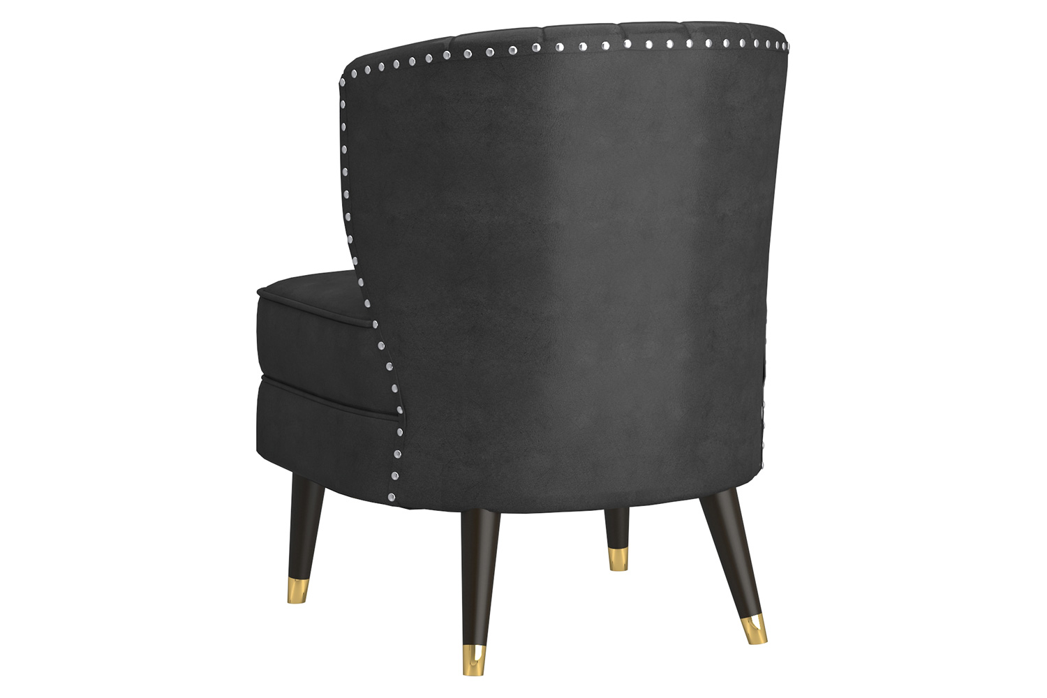 Worldwide Kyrie Accent Chair - Gray/Espresso