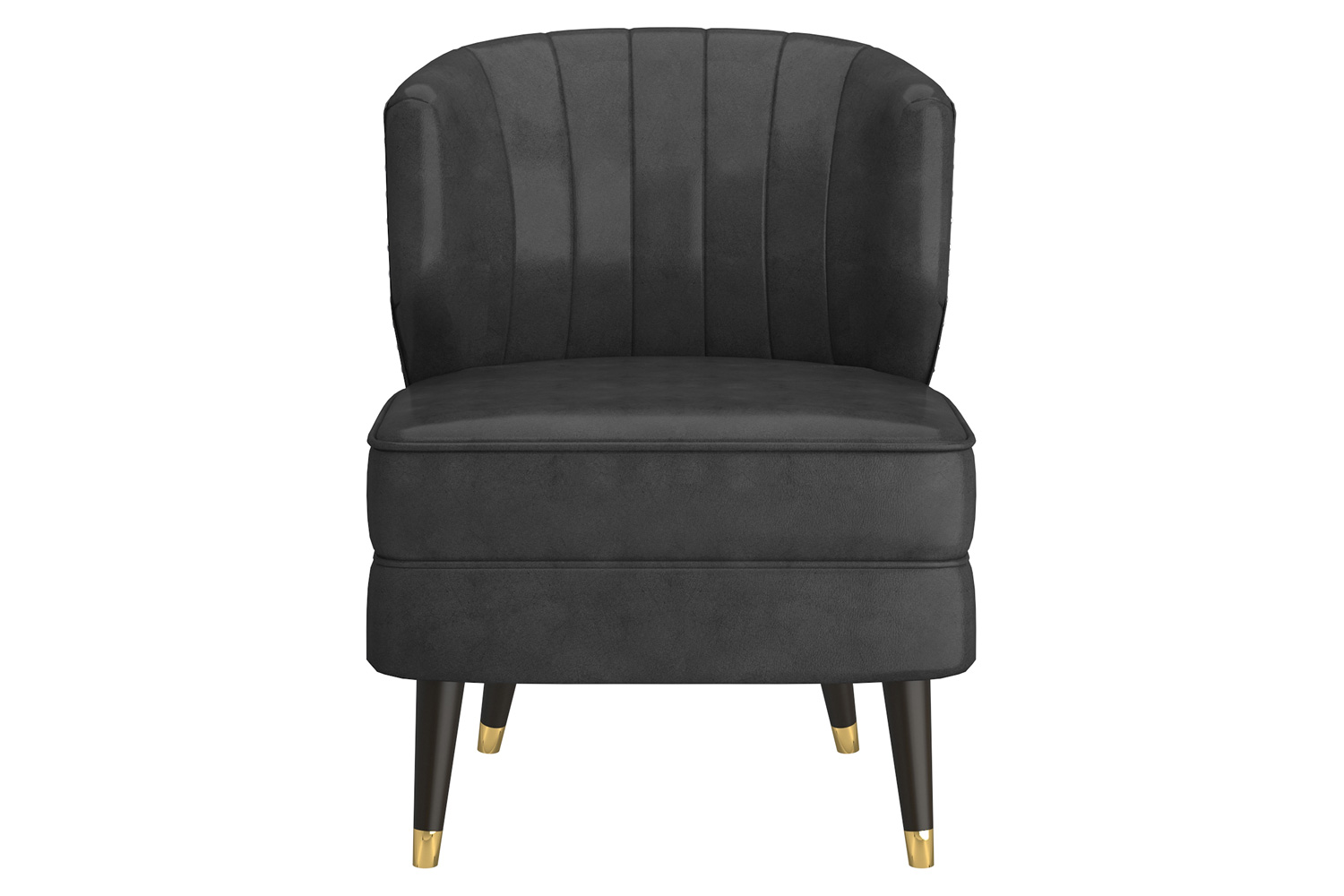 Worldwide Kyrie Accent Chair - Gray/Espresso