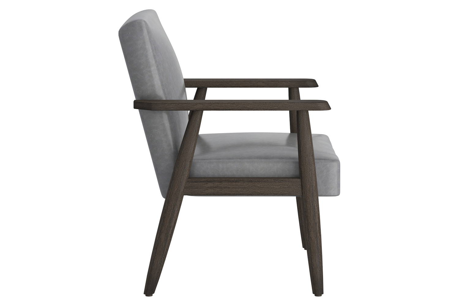 Worldwide Wilder Accent Chair - Gray/Weathered Brown