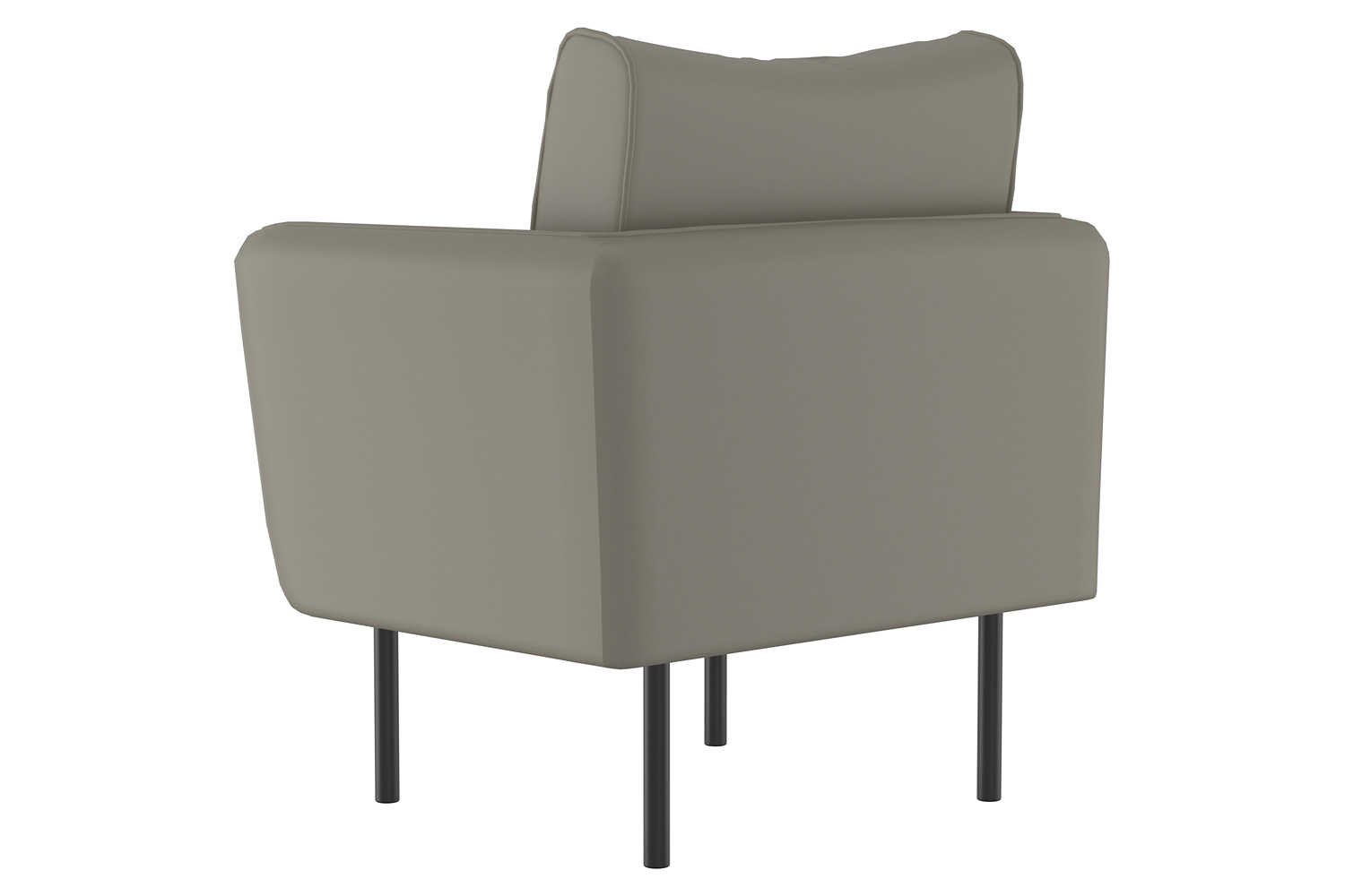 Worldwide Ryker Accent Chair - Gray-Beige/Black