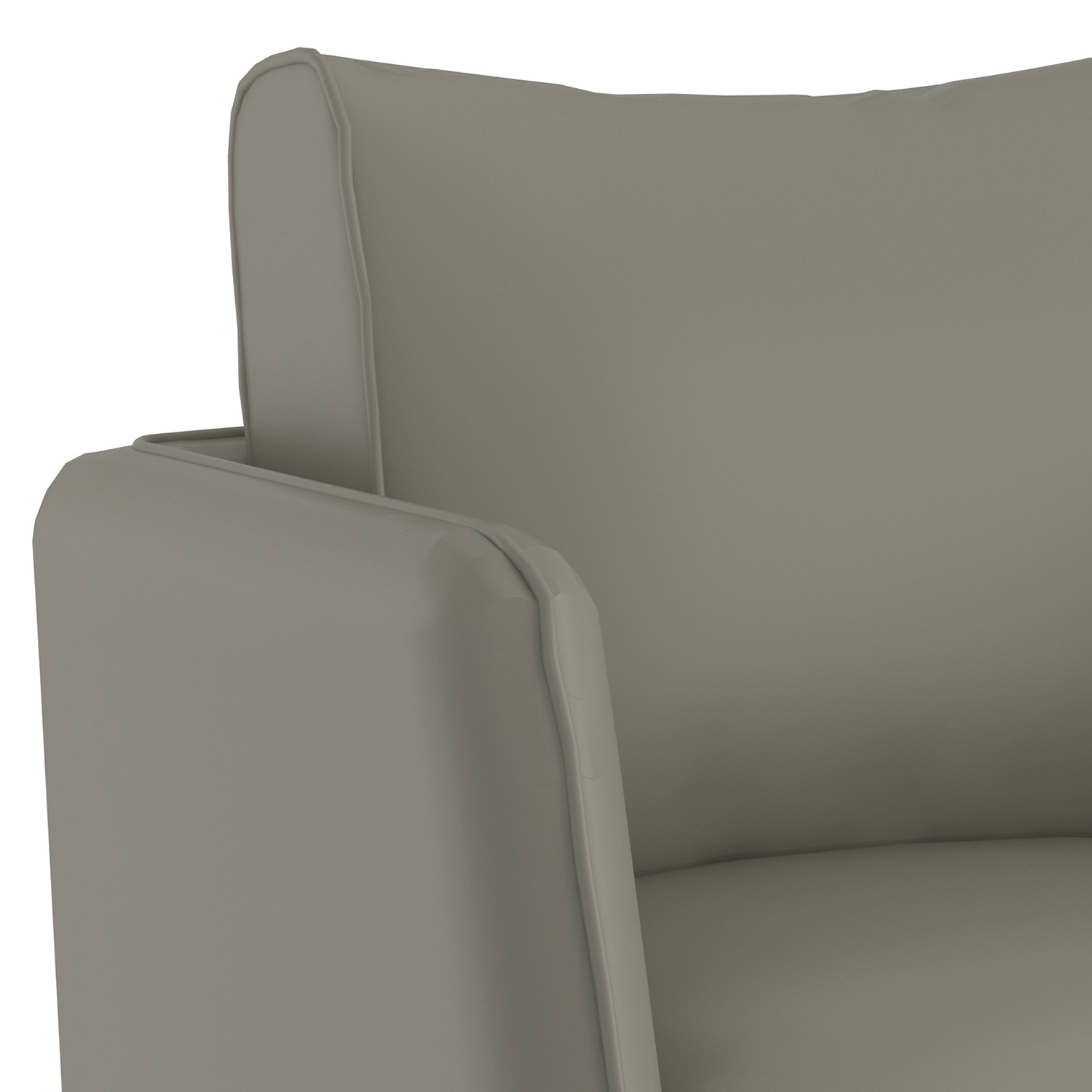 Worldwide Ryker Accent Chair - Gray-Beige/Black