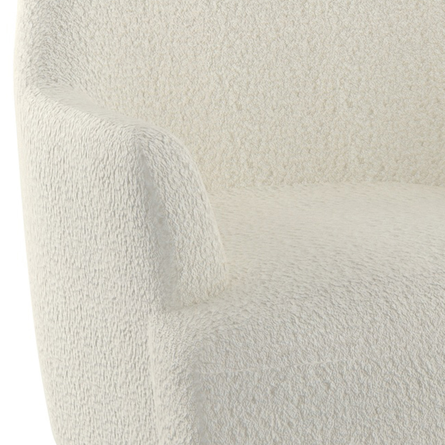 Worldwide Zoey Accent Chair - Crème