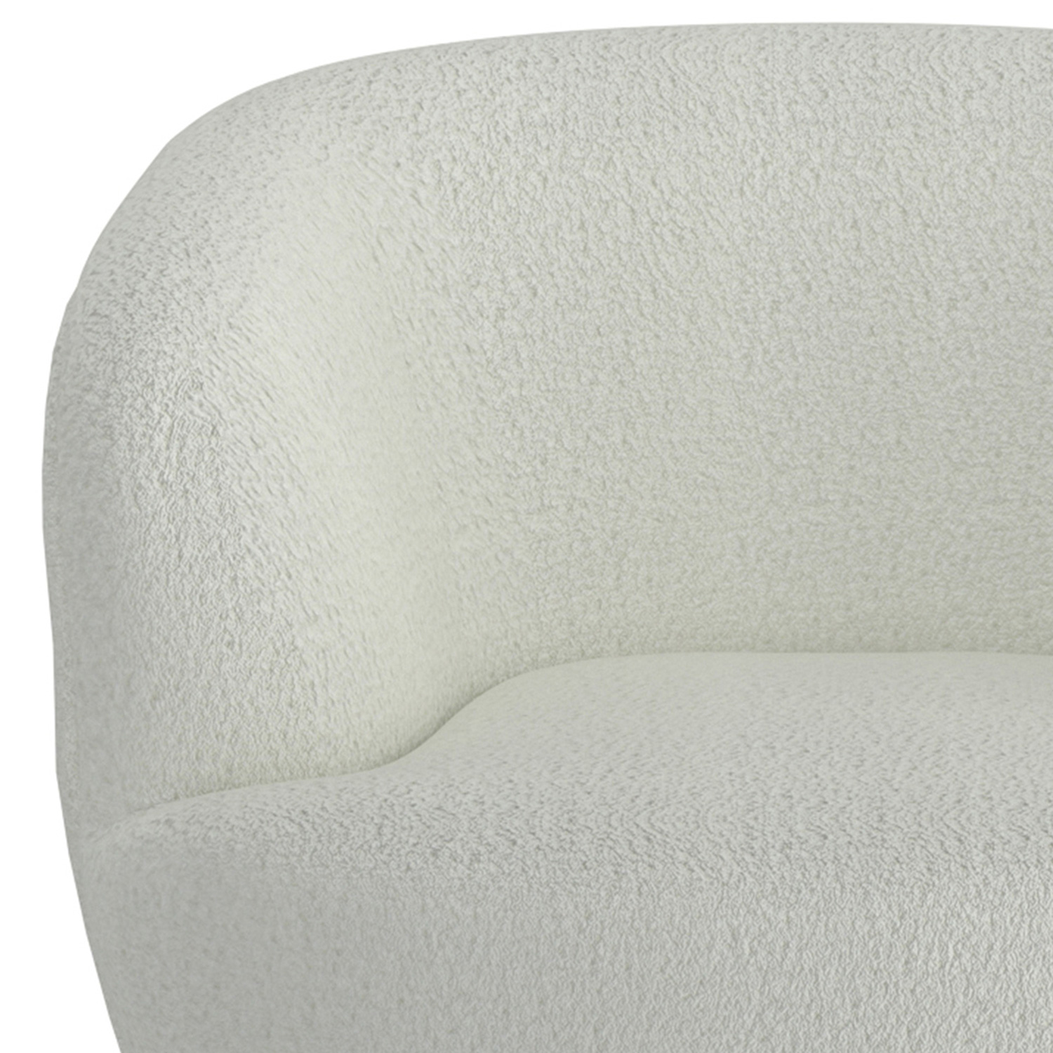 Worldwide Cuddle Accent Chair - White