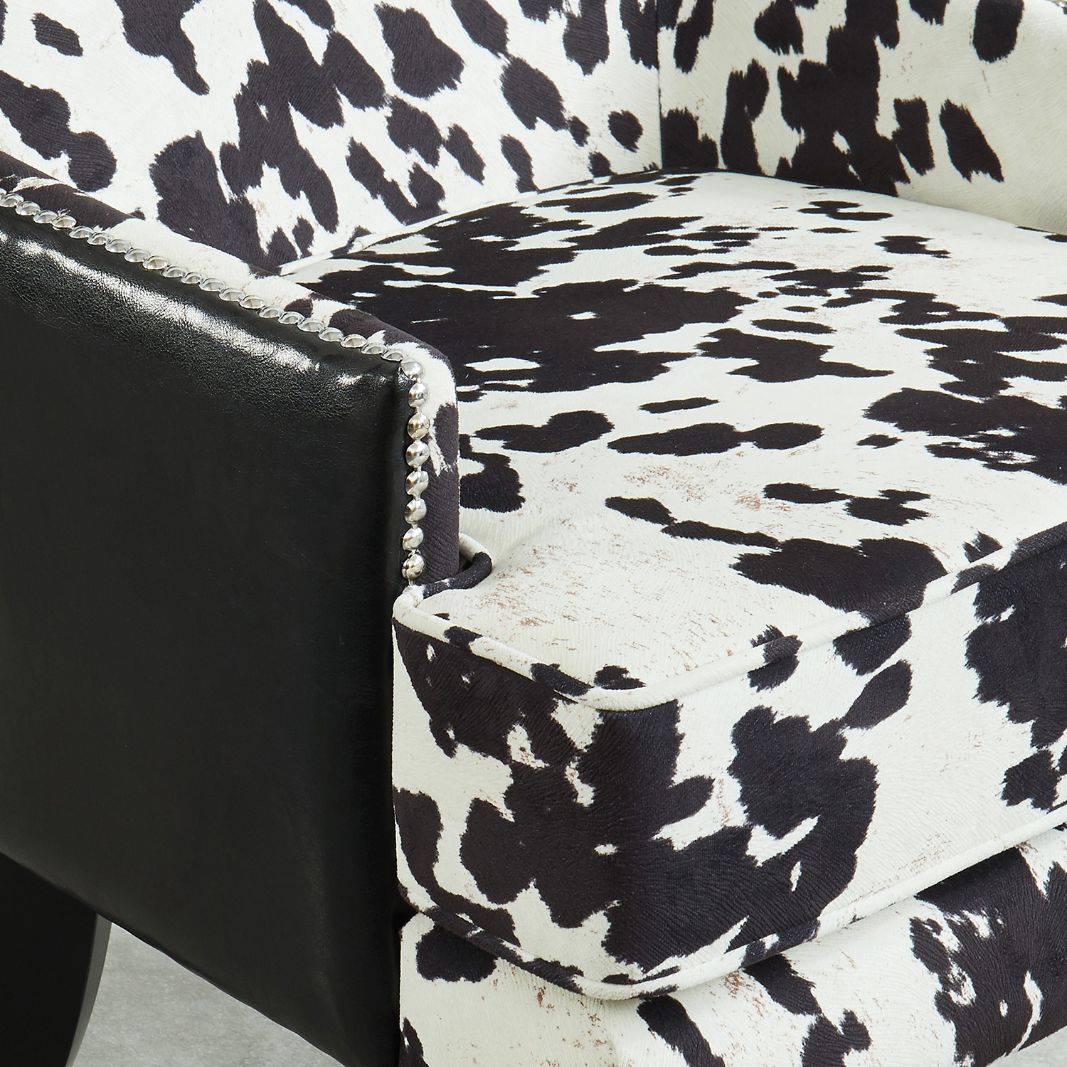 Worldwide Angus Accent Chair - Black/Coffee