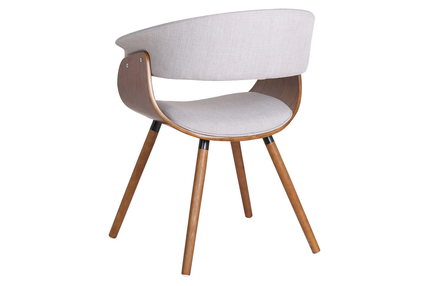 Worldwide Holt Accent/Dining Chair - Gray/Walnut