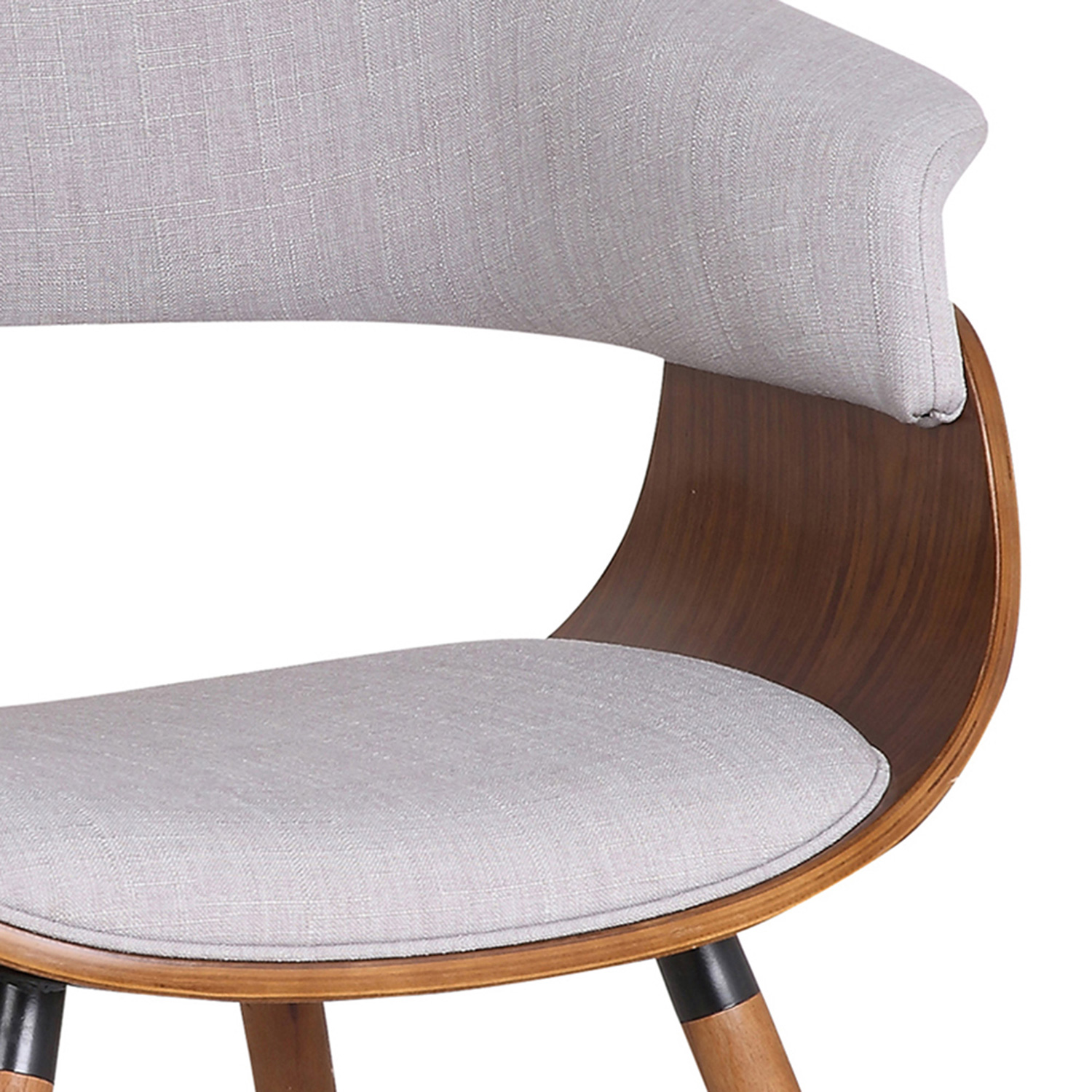 Worldwide Holt Accent/Dining Chair - Gray/Walnut