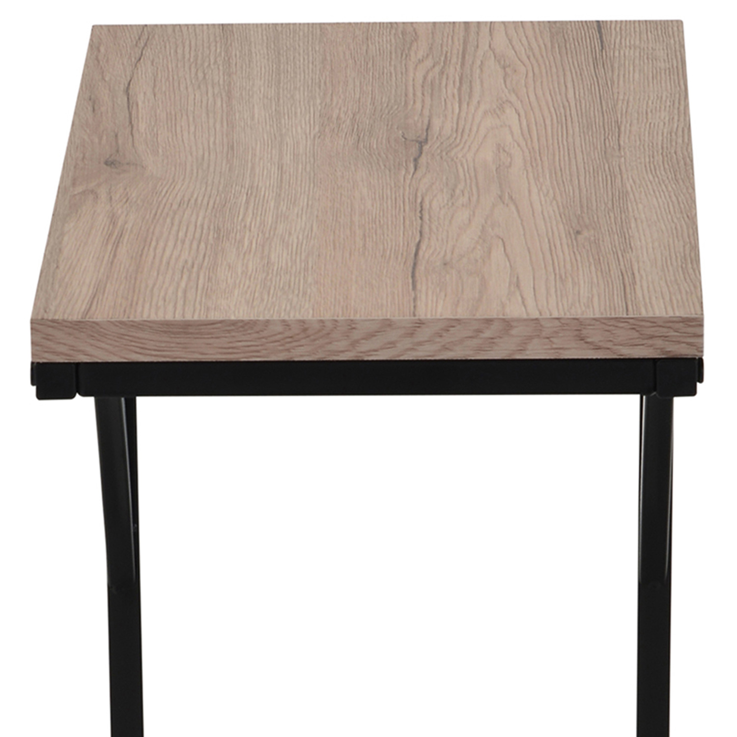 Worldwide Darcy Accent Table - Natural/Black