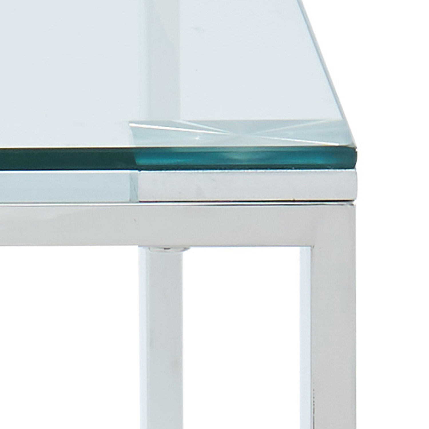 Worldwide - Zevon Accent Table in Silver