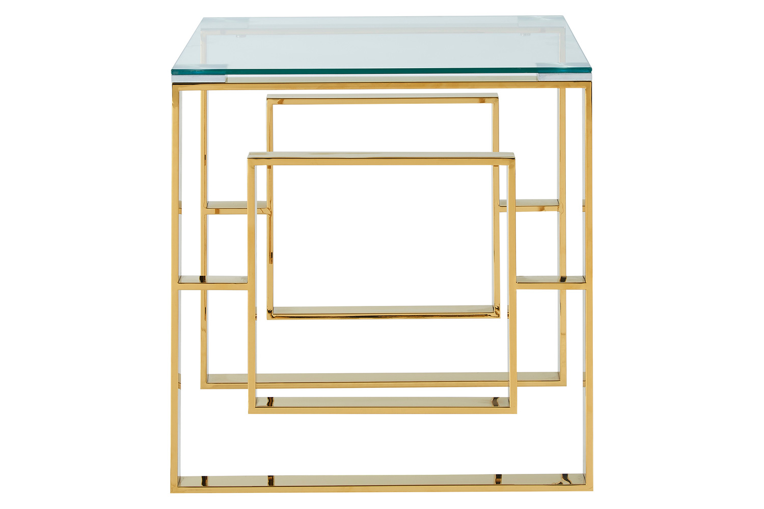 Worldwide Eros Accent Table - Gold