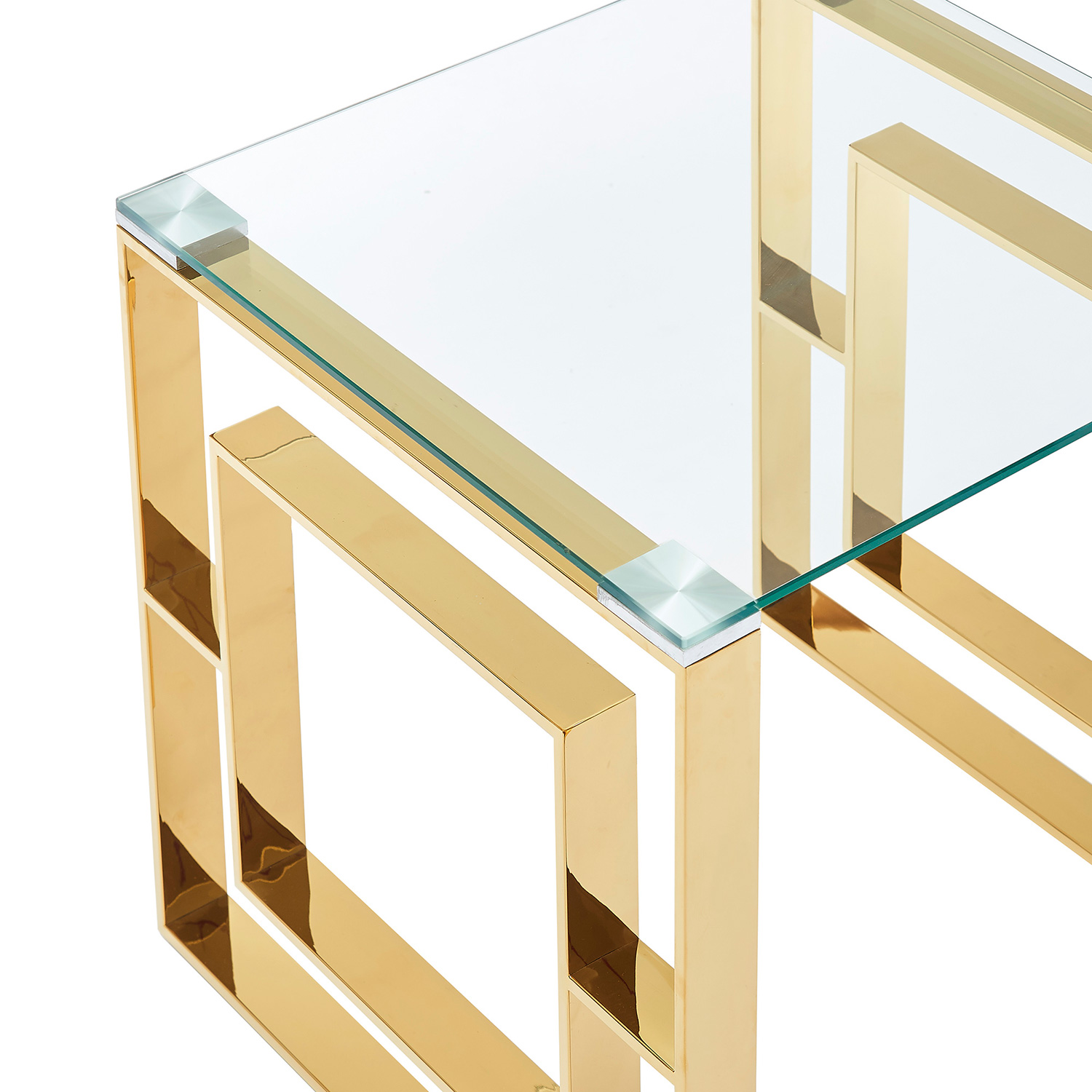 Worldwide Eros Accent Table - Gold