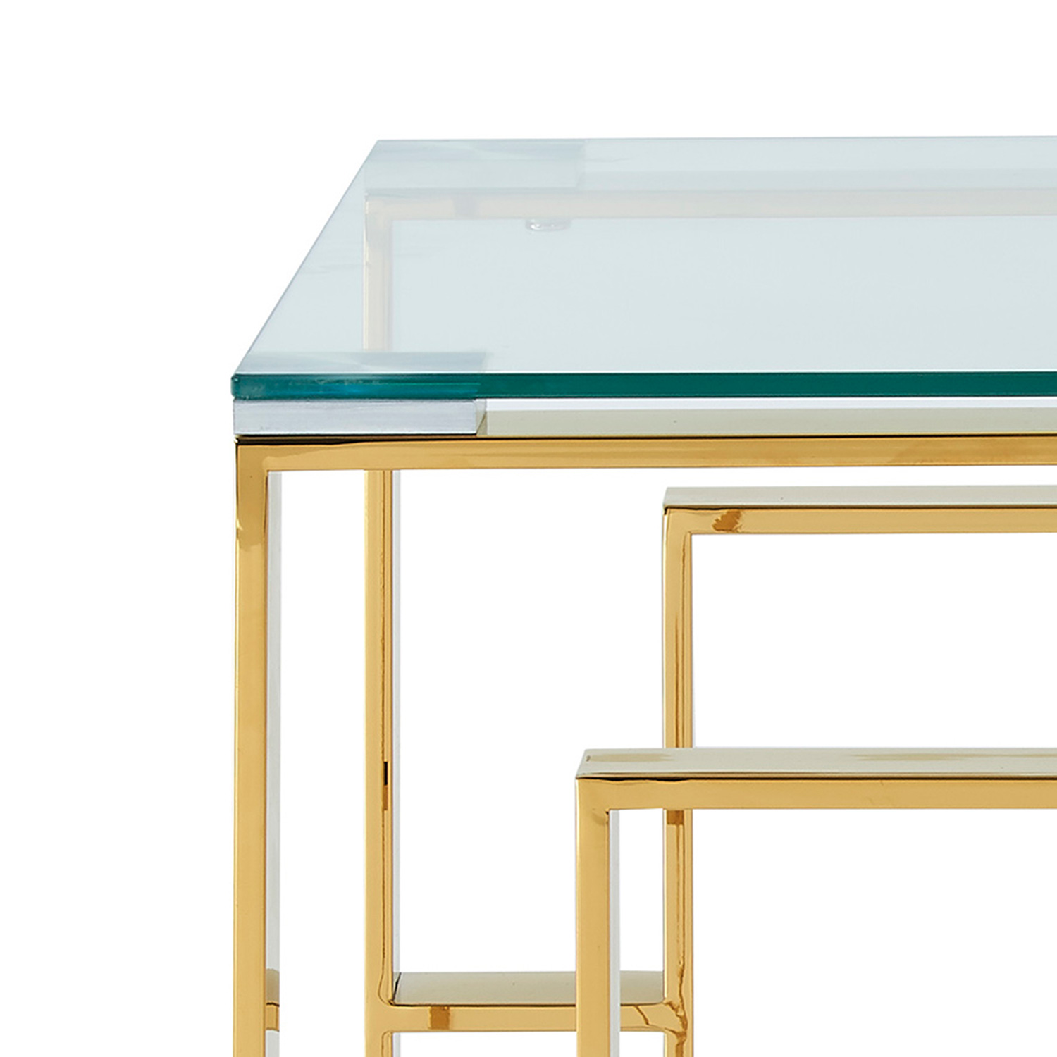 Worldwide Eros Accent Table - Gold