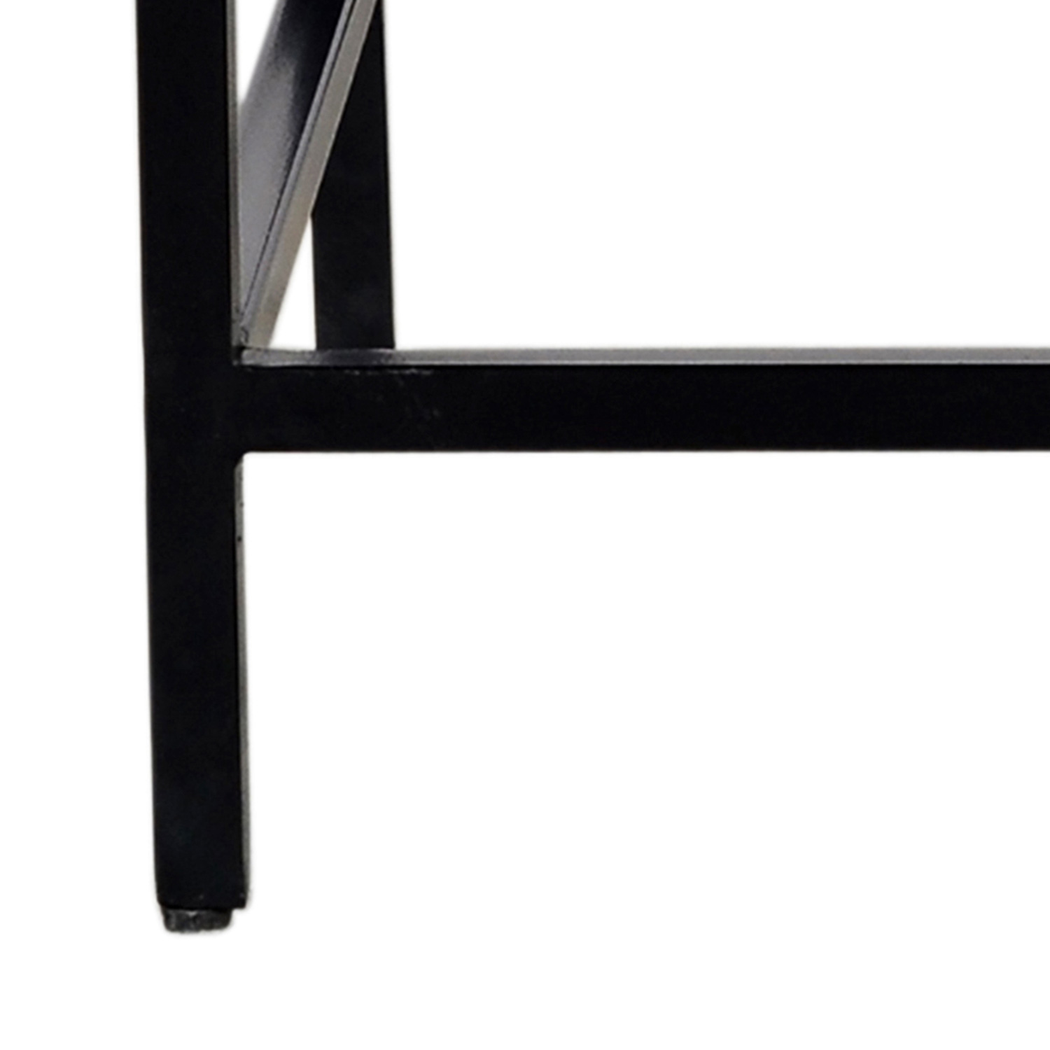 Worldwide - Ojas Accent Table in Natural Burnt/Black