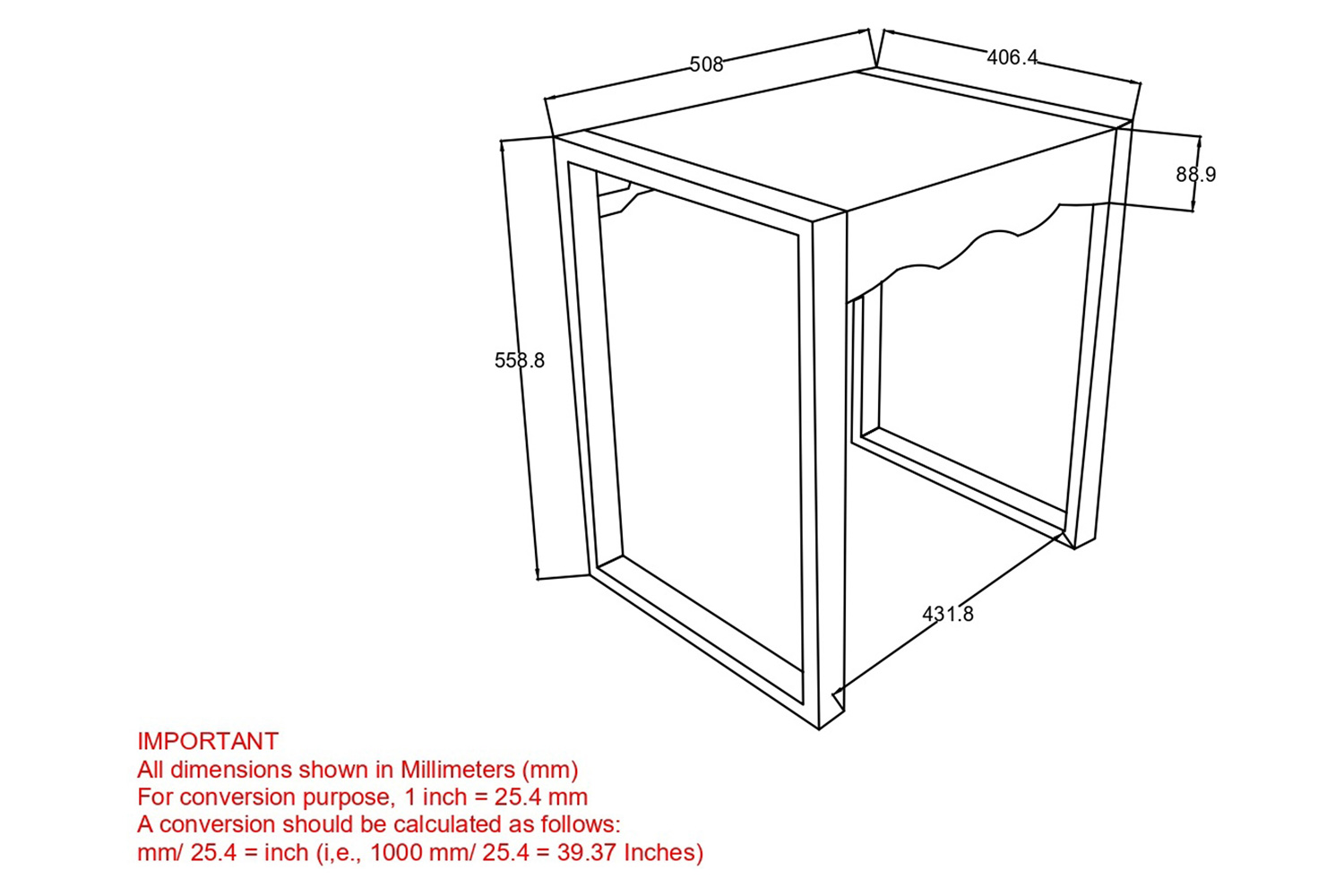 Worldwide - Rohani Accent Table in Natural/Black