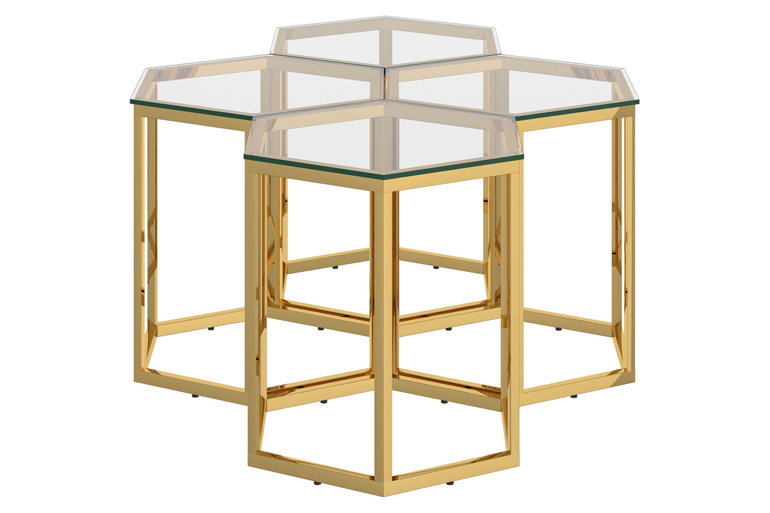 Worldwide - Fleur Accent Table