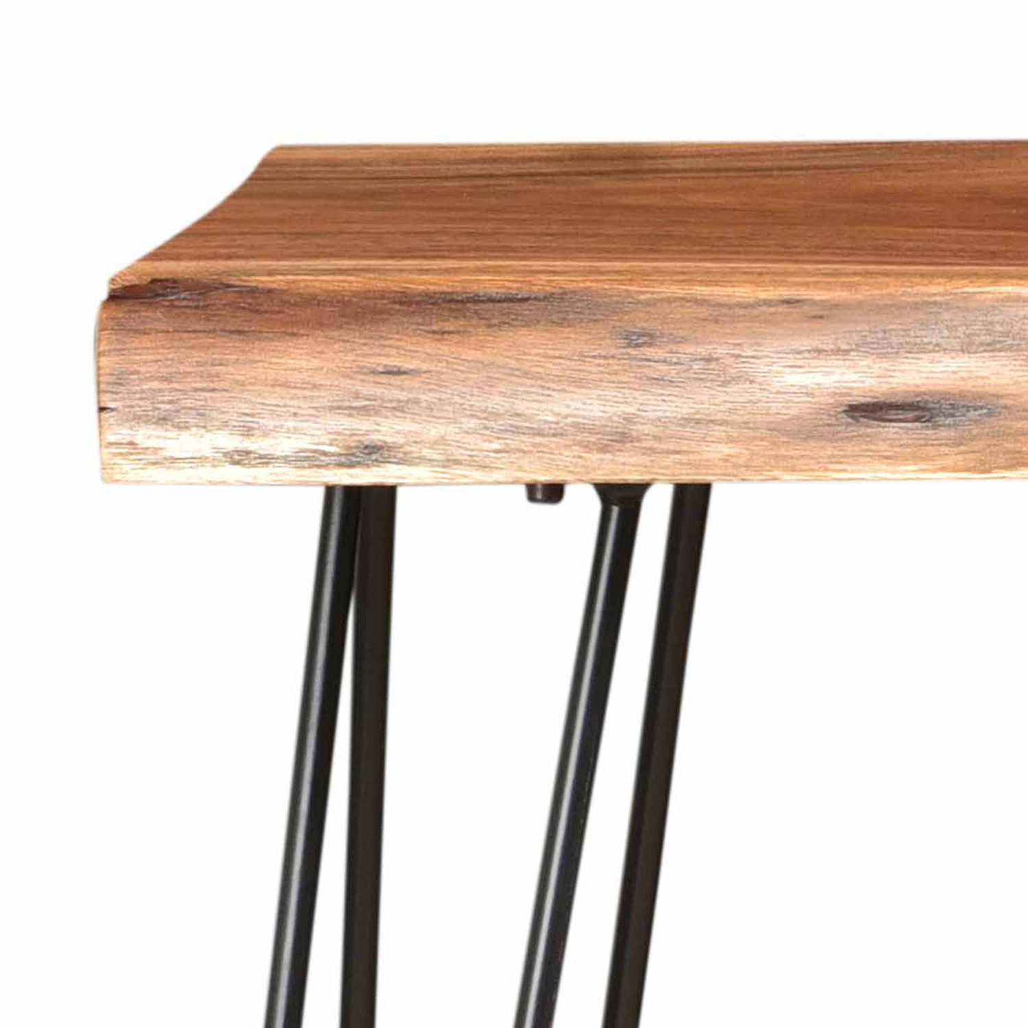 Worldwide Nila Console/Desk - Natural/Black