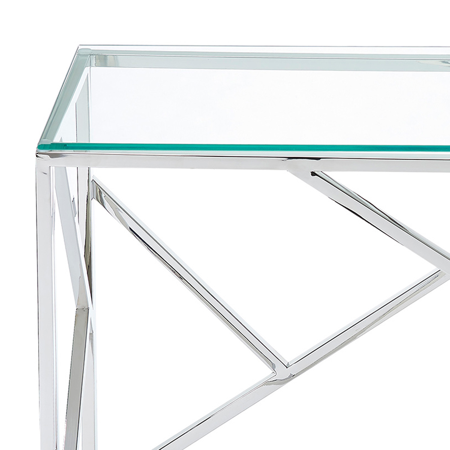 Worldwide - Juniper Console Table in Silver