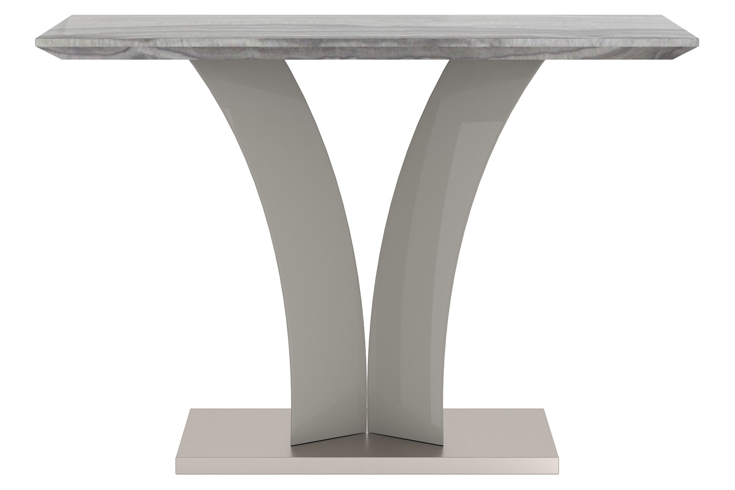 Worldwide - Napoli Console Table in Light Gray